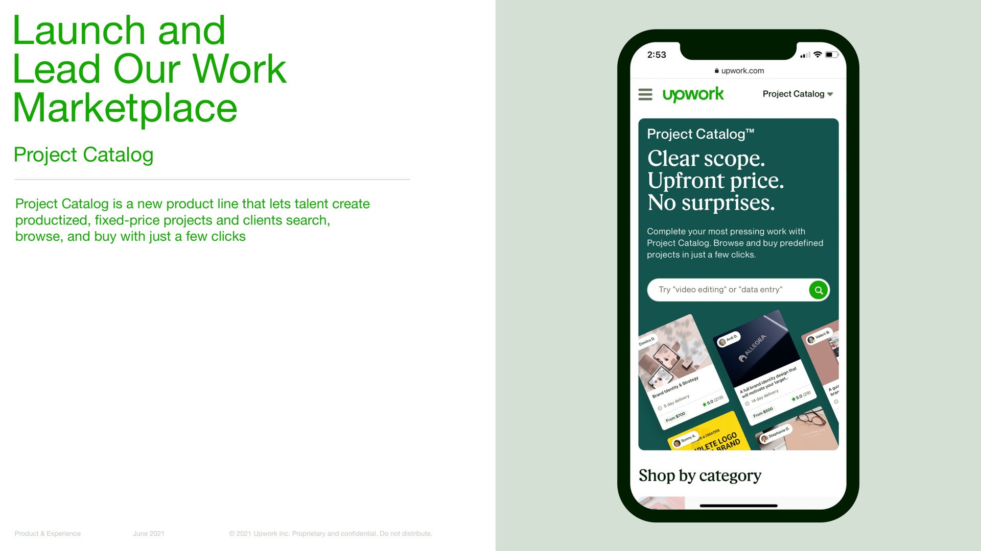 launch and lead our work | Upwork