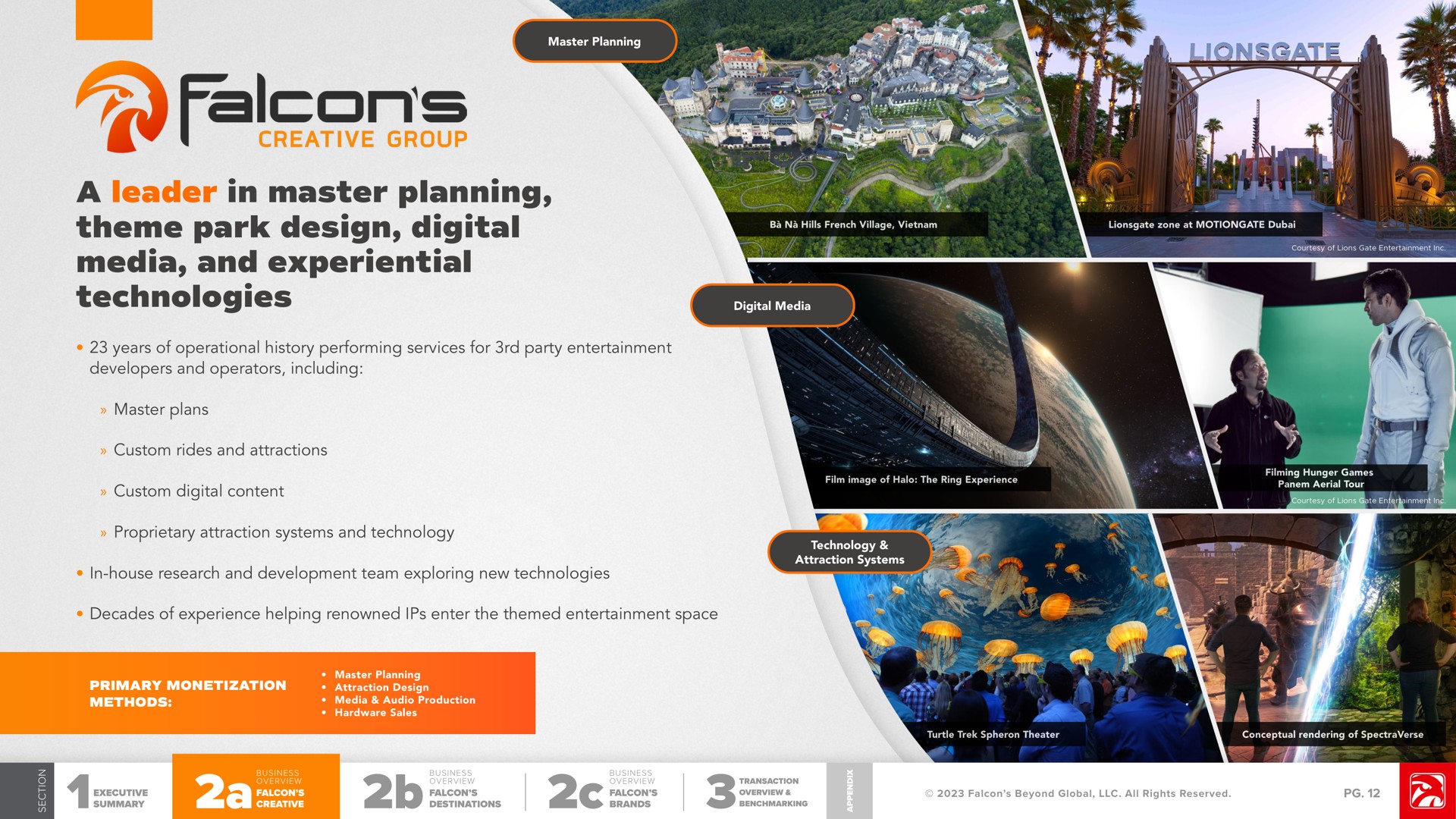 a leader in master planning theme park design digital media and experiential technologies falcons | Falcon's Beyond