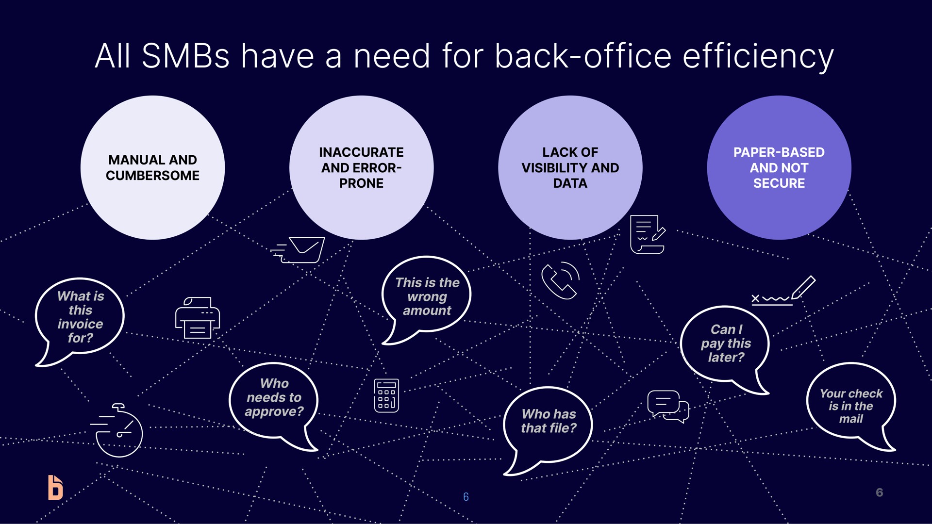 all have a need for back office efficiency | Bill.com