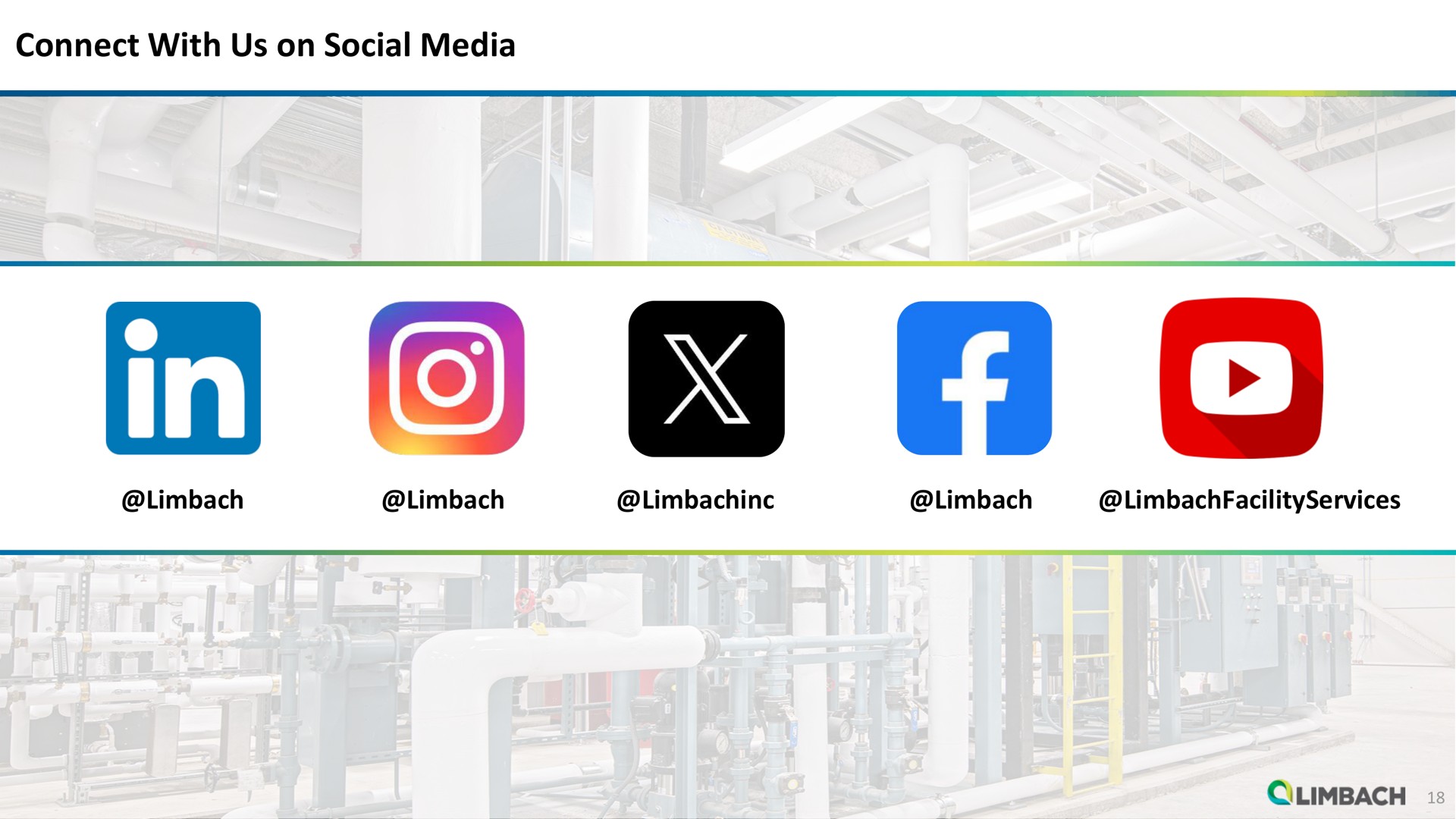 connect with us on social media | Limbach Holdings