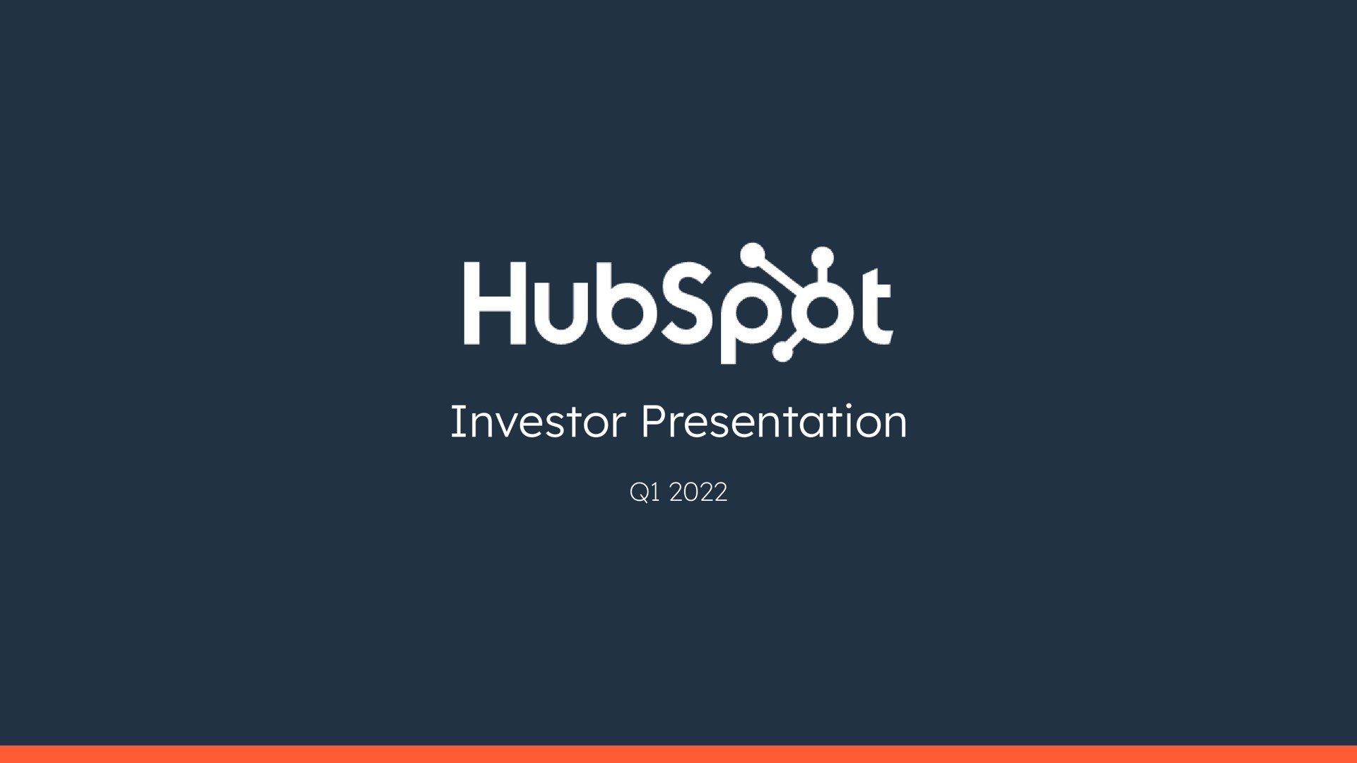 investor presentation | Hubspot