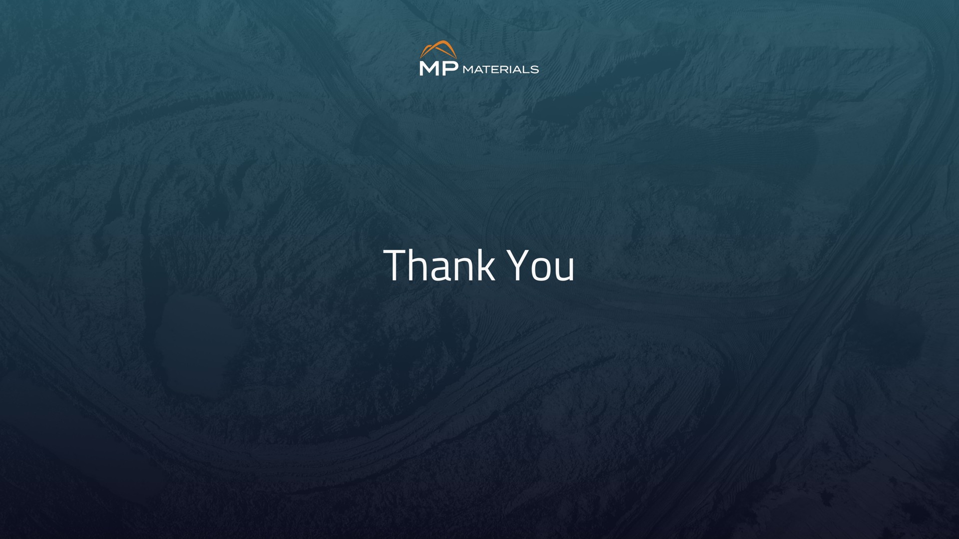 thank you | MP Materials