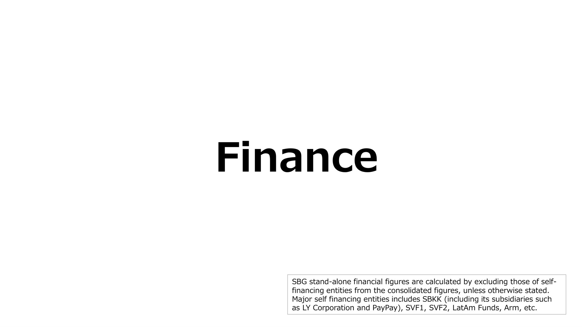 finance | SoftBank