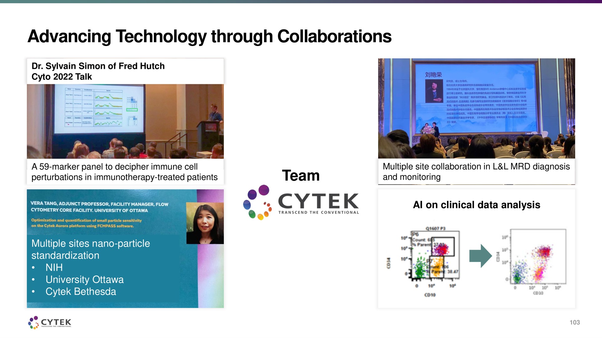 advancing technology through collaborations | Cytek