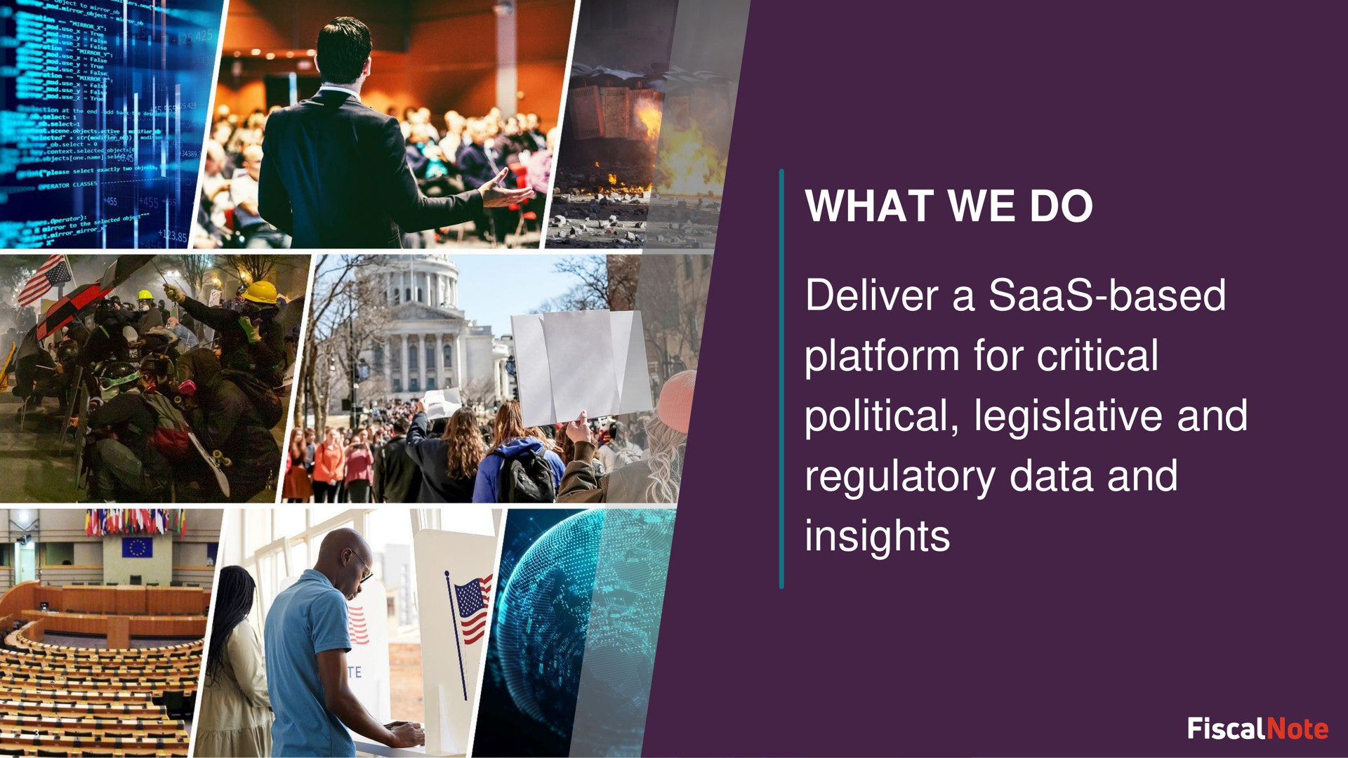 what we do deliver a based platform for critical political legislative and regulatory data and insights fiscal | FiscalNote
