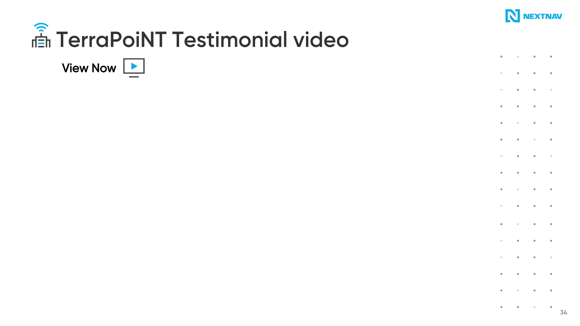 view now testimonial video | NextNav
