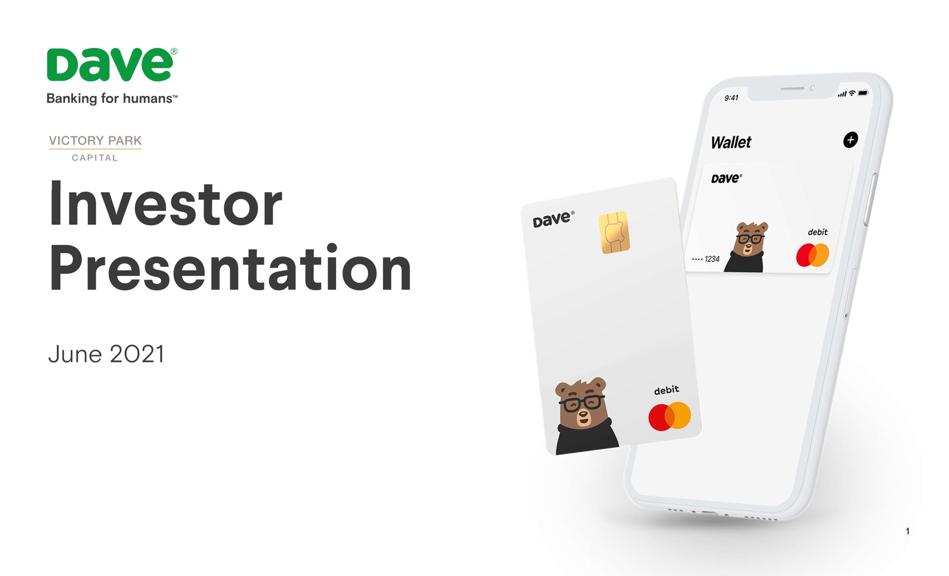 june investor presentation | Dave