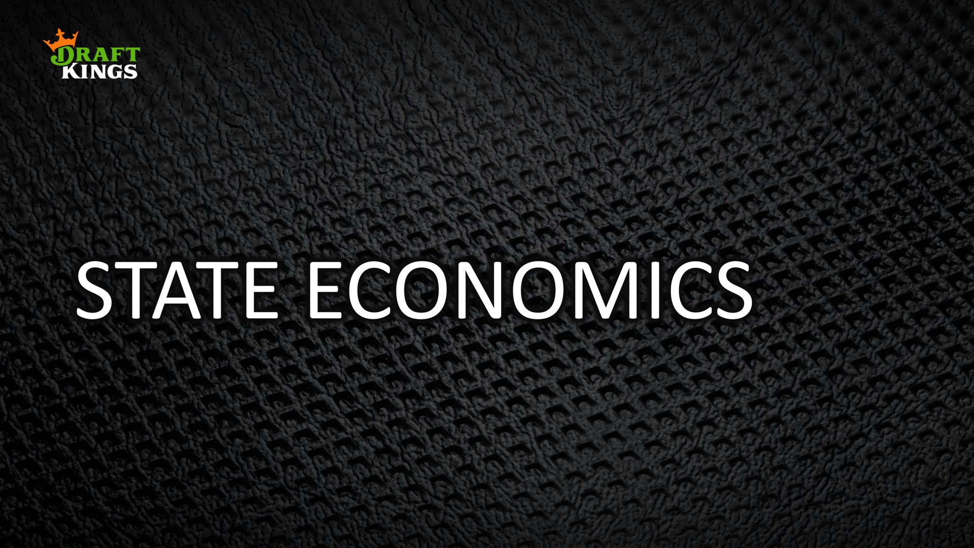 state economics | DraftKings