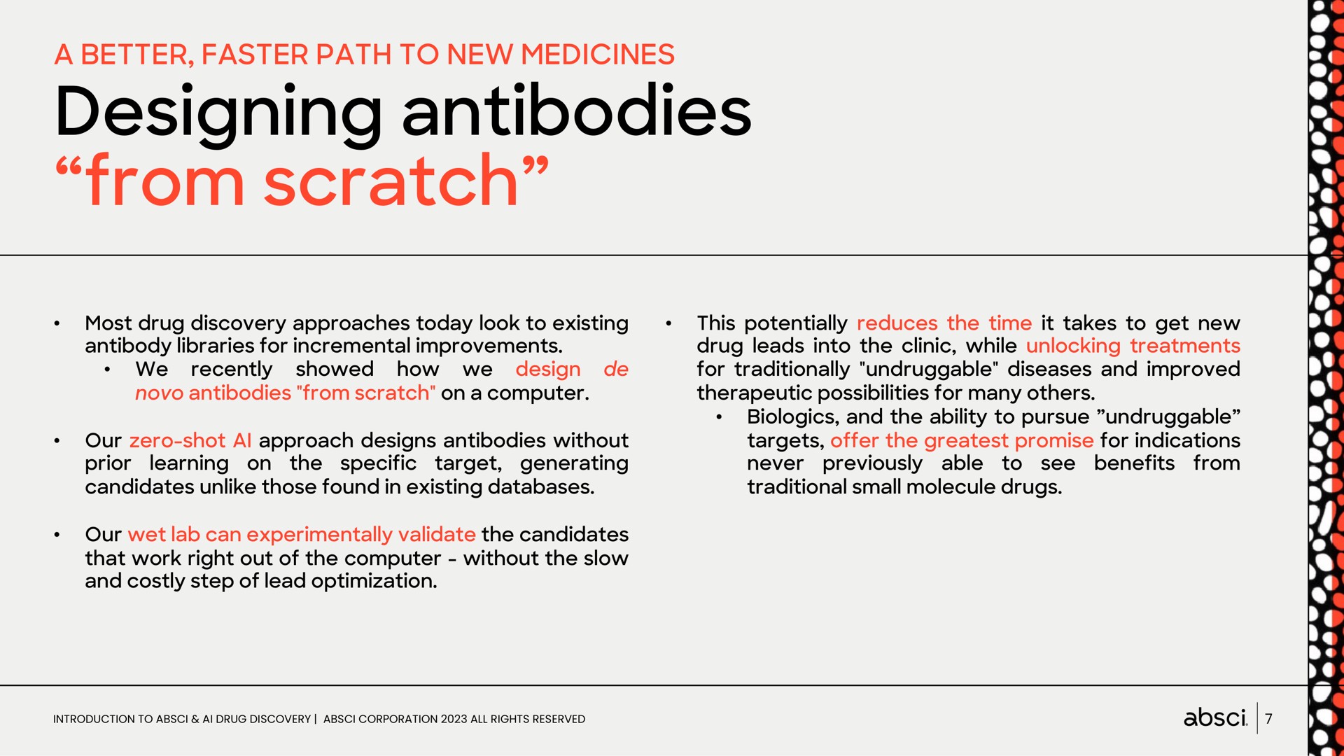 a better faster path to new medicines designing antibodies from scratch | Absci