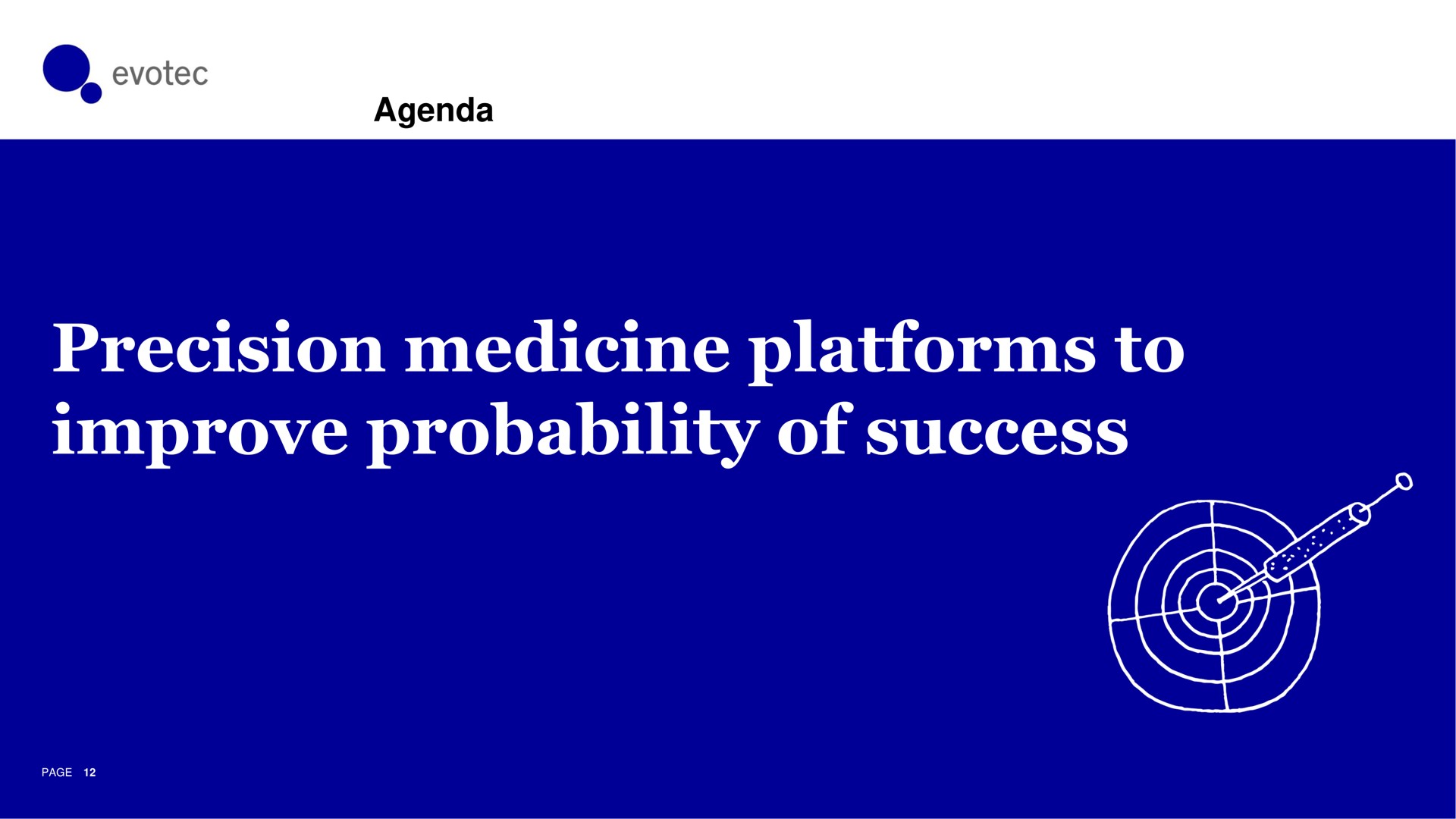 agenda precision medicine platforms to improve probability of success | Evotec