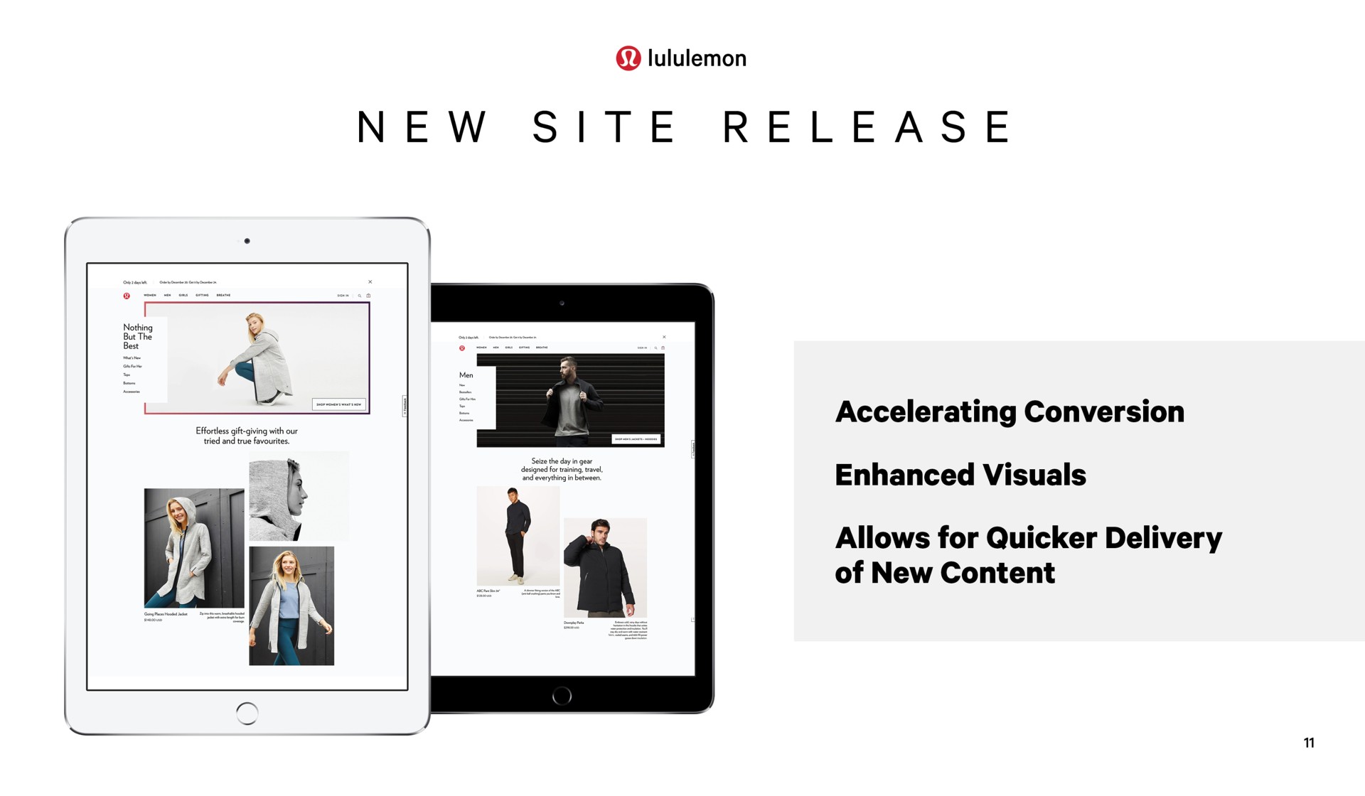 new site release | Lululemon