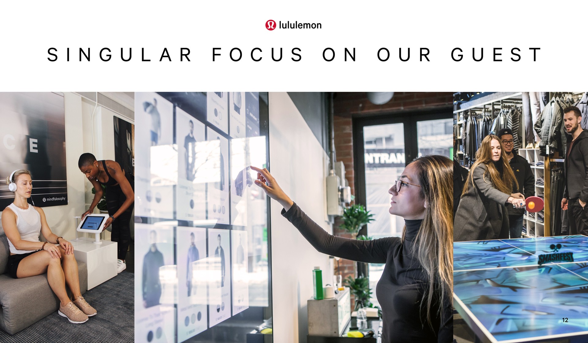 singular focus on our guest | Lululemon
