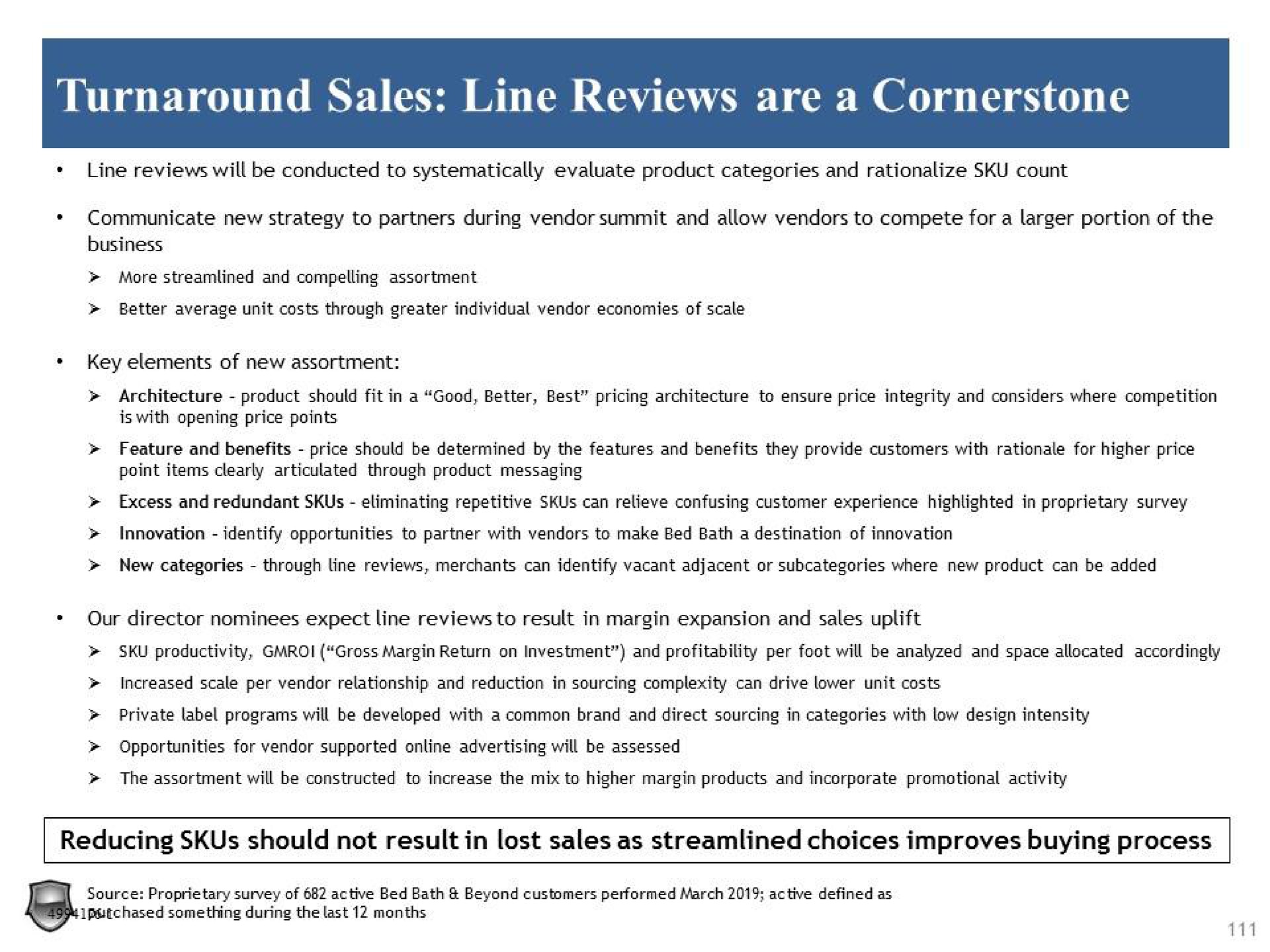 turnaround sales line reviews are a cornerstone | Legion Partners