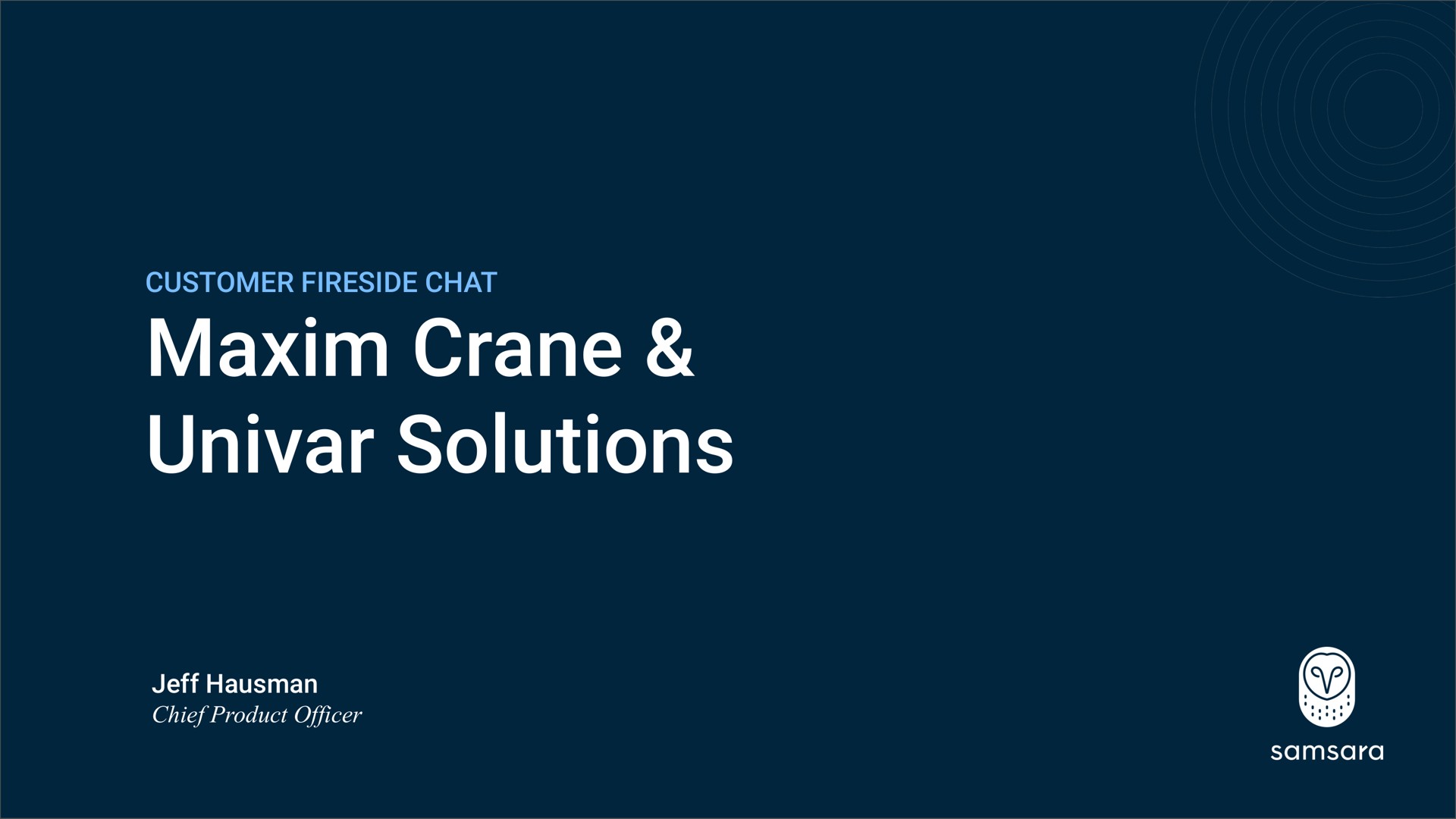 maxim crane solutions | Samsara