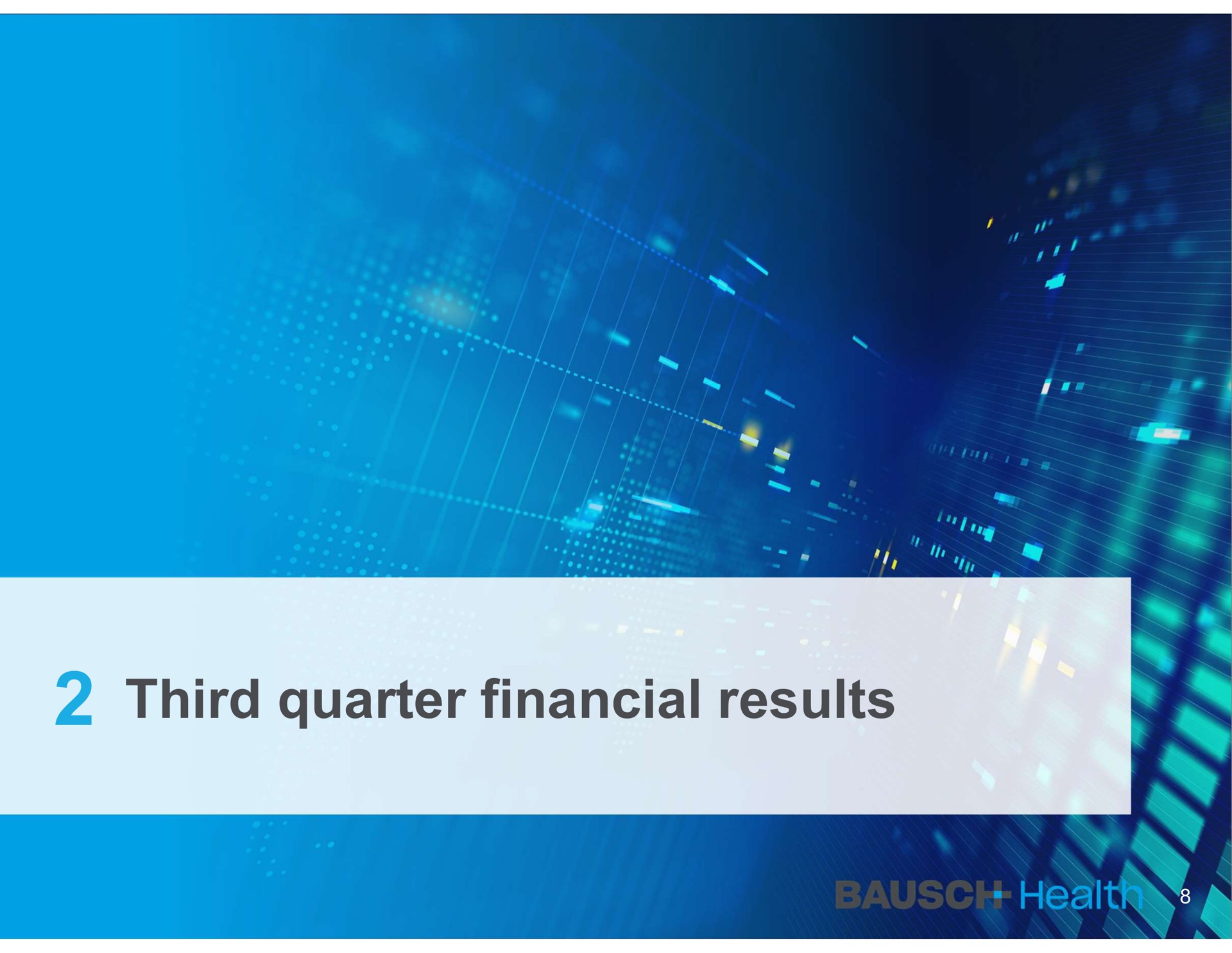 third quarter financial results | Bausch Health Companies