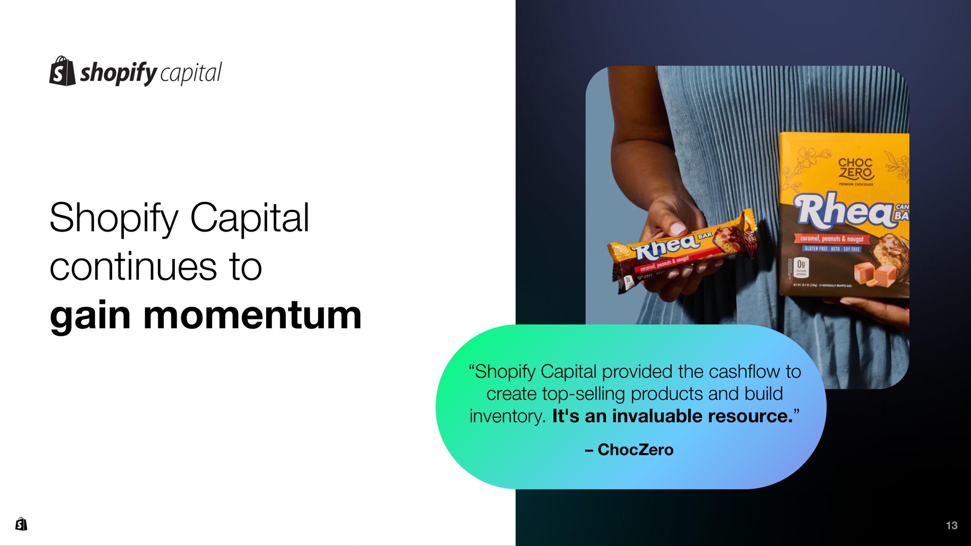 capital continues to gain momentum | Shopify