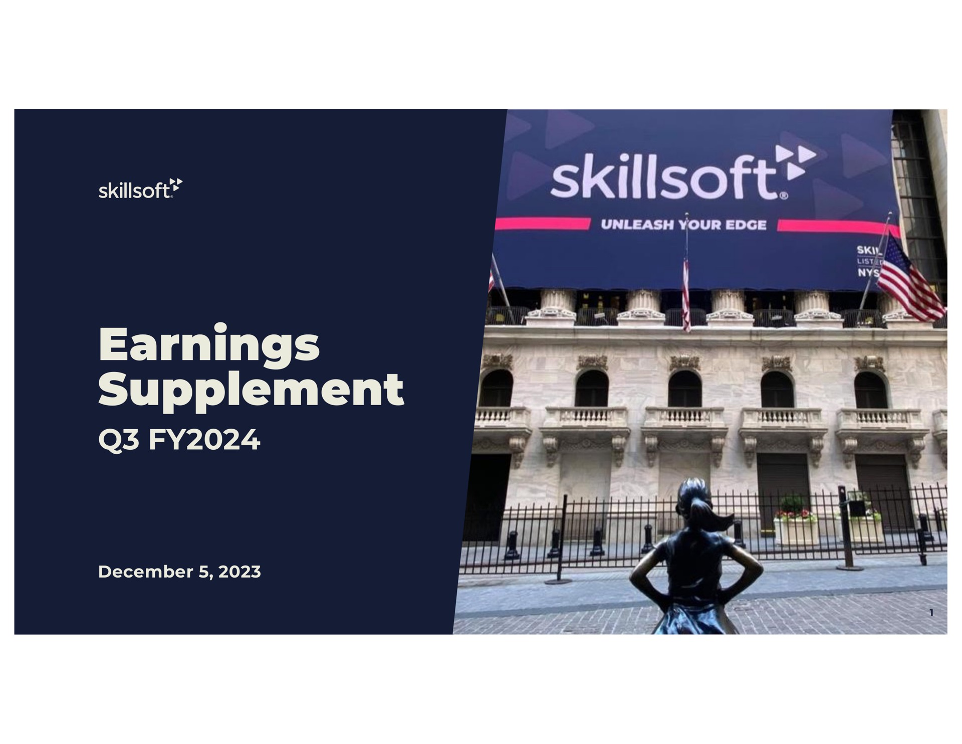 earnings supplement a ale a as | Skillsoft