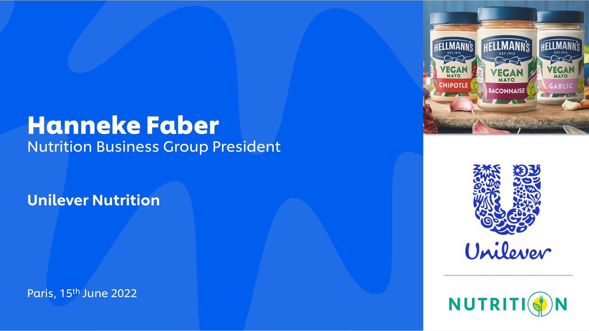nutrition business group president nutrition | Unilever