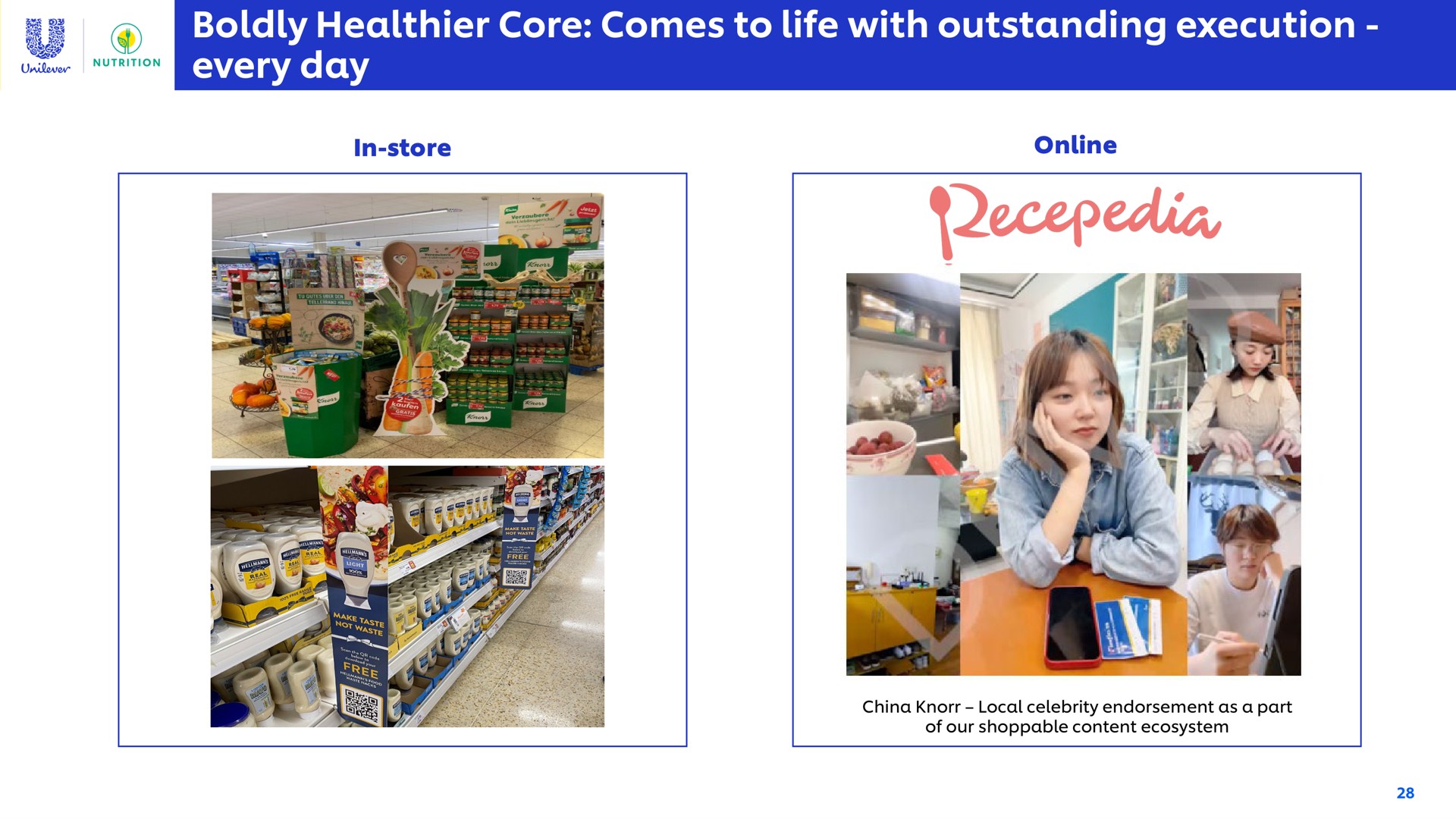 boldly core comes to life with outstanding execution every day | Unilever