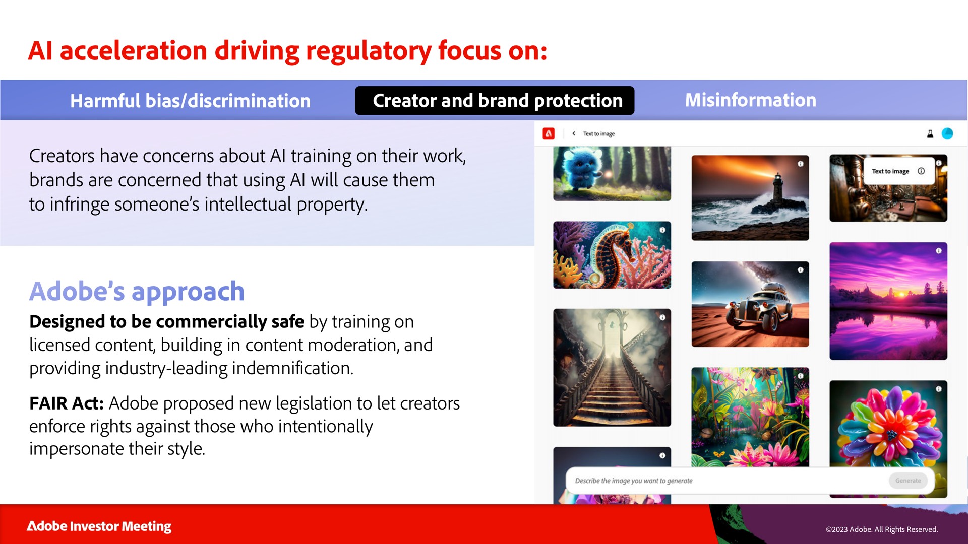 acceleration driving regulatory focus on adobe approach | Adobe
