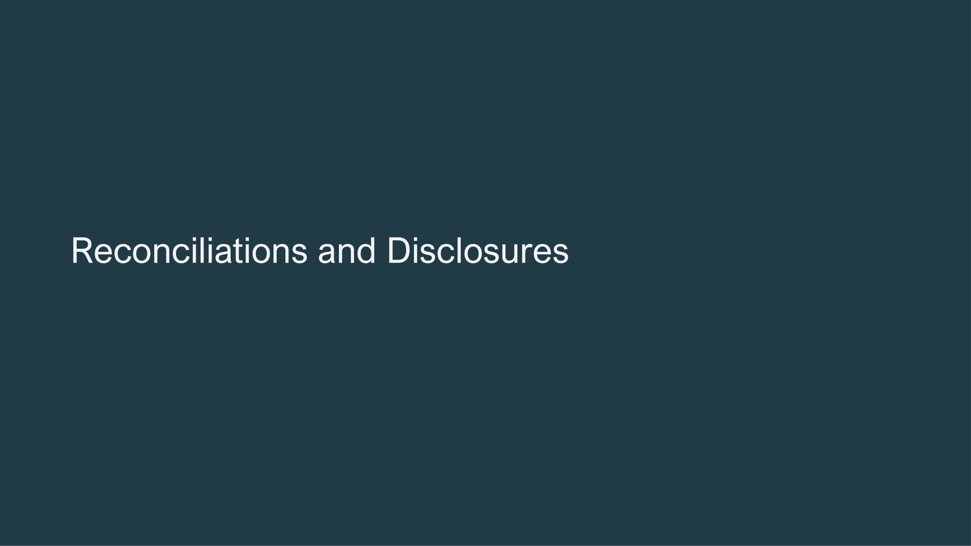 reconciliations and disclosures | Apollo Global Management