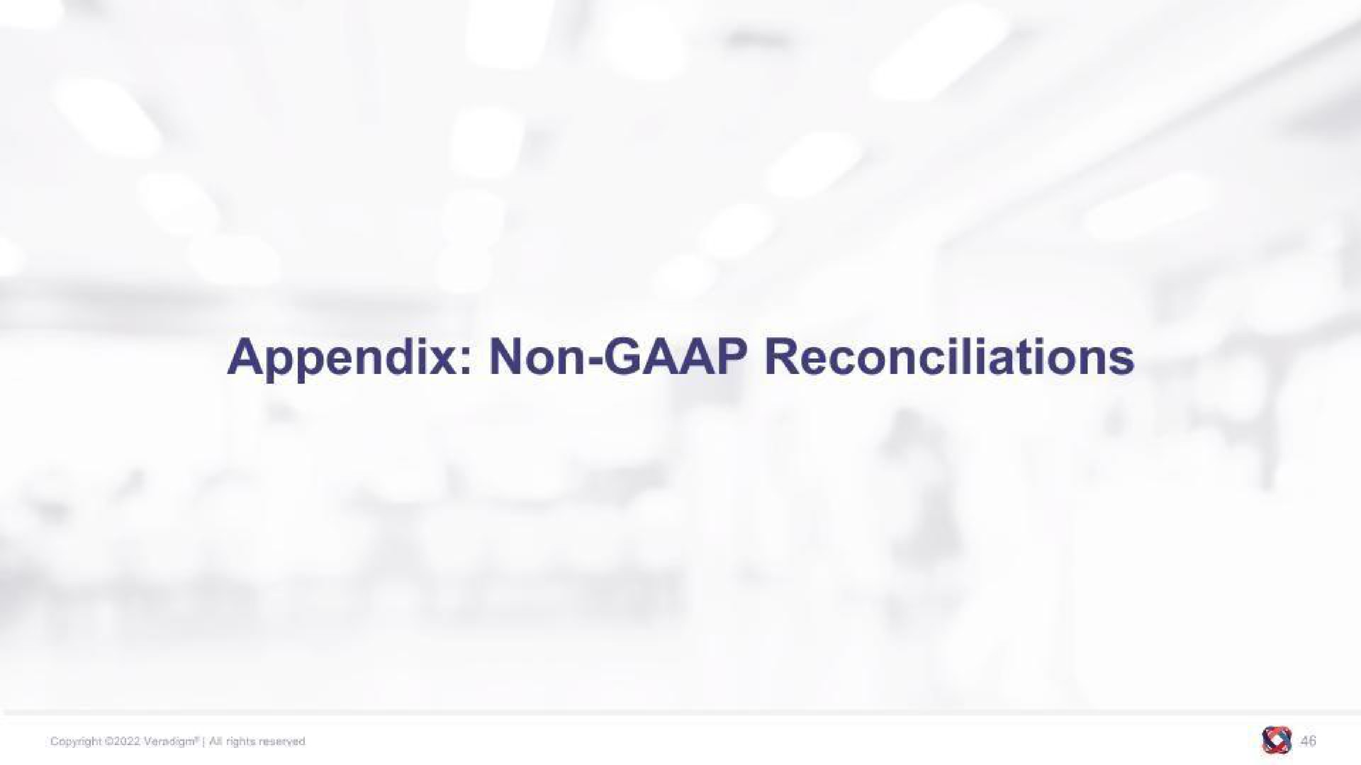 appendix non reconciliations | Allscripts Healthcare Solutions