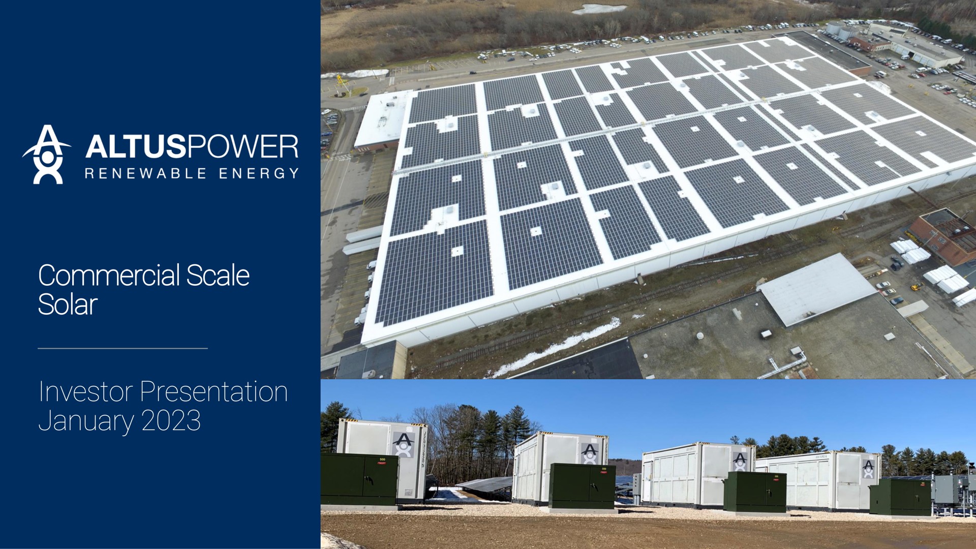 commercial scale solar investor presentation els | Altus Power