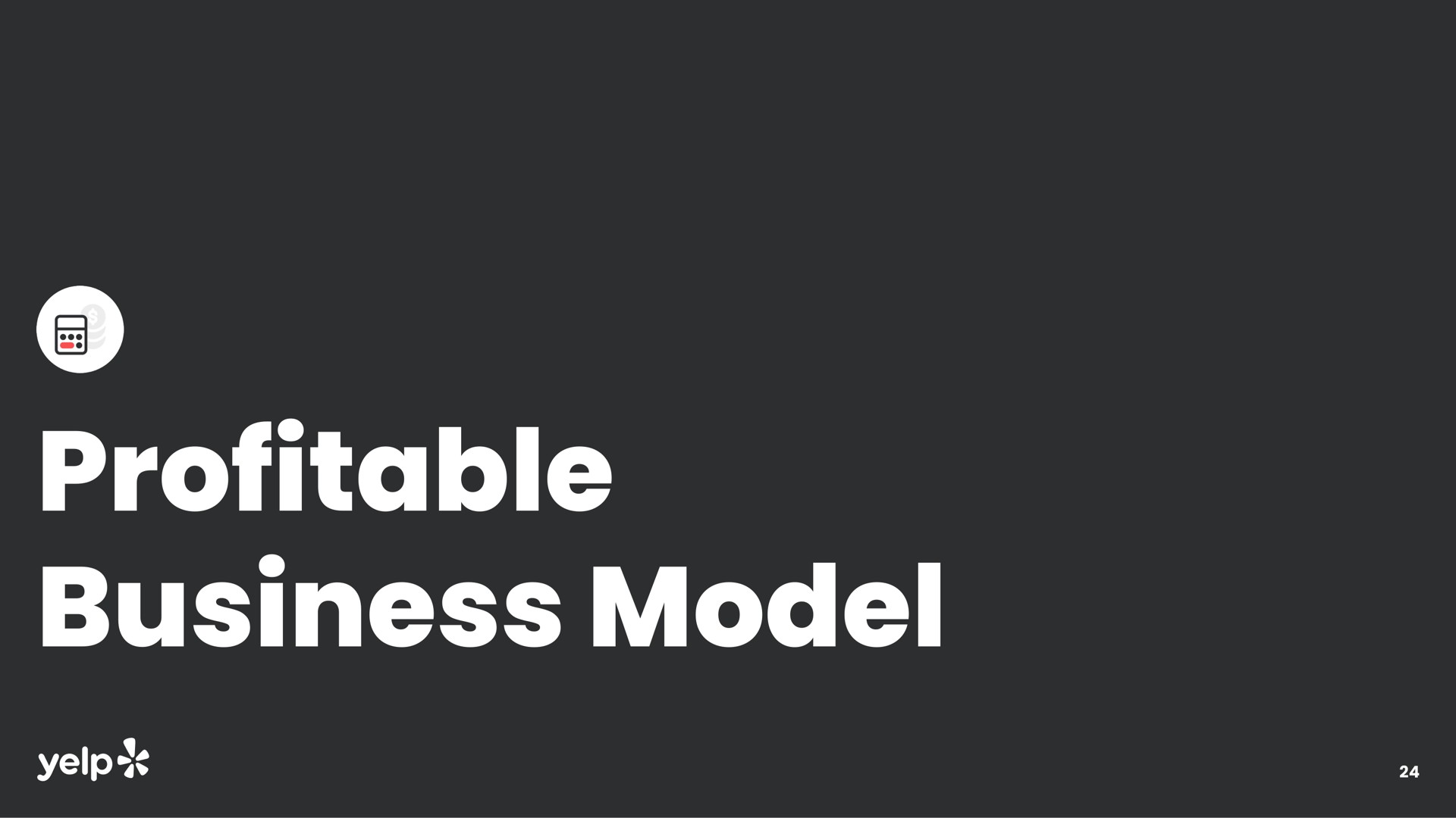 profitable business model webs | Yelp
