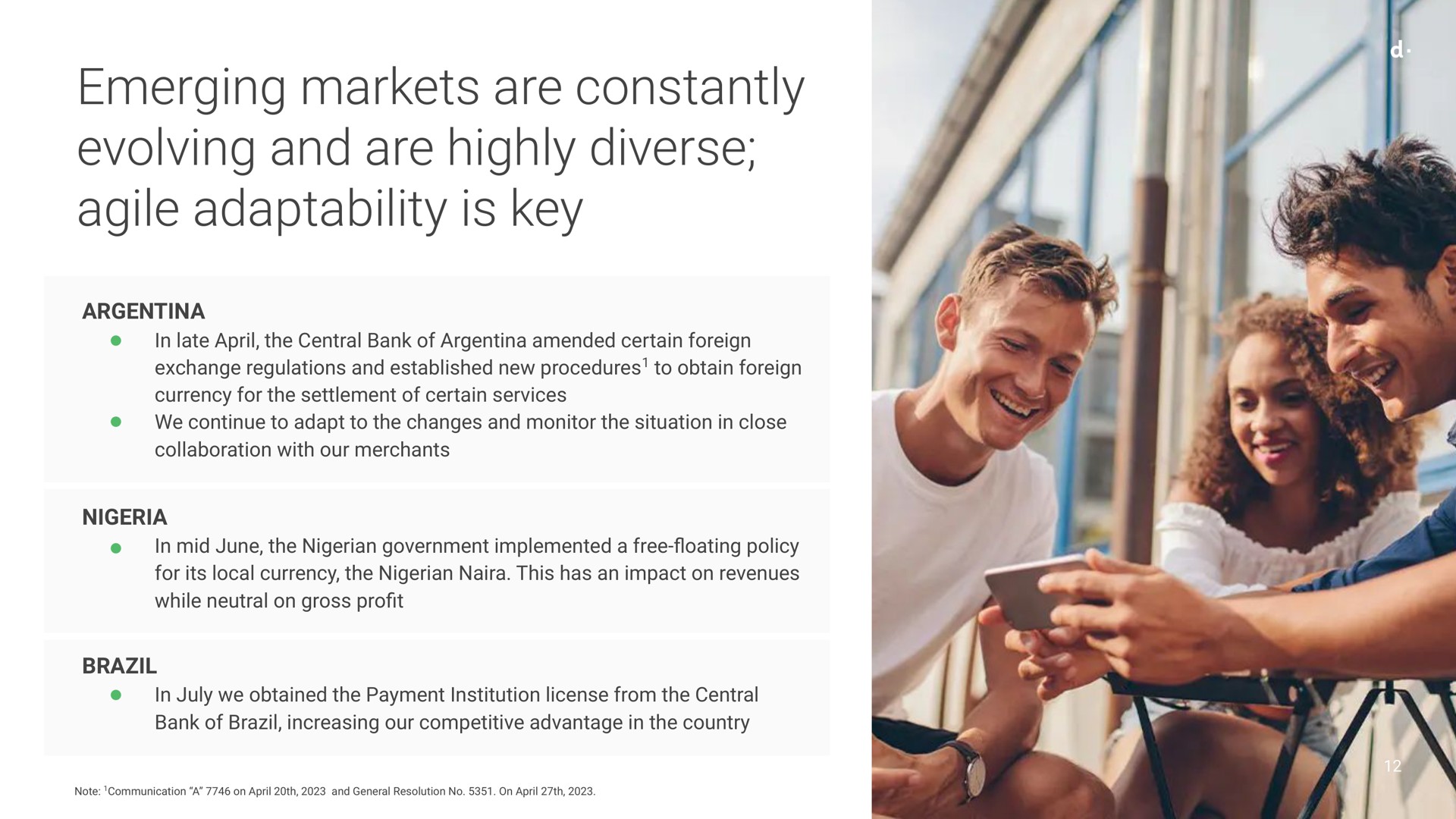 emerging markets are constantly evolving and are highly diverse agile adaptability is key | dLocal