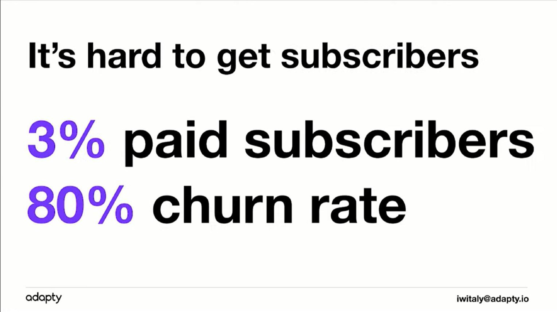paid subscribers churn rate | Adapty