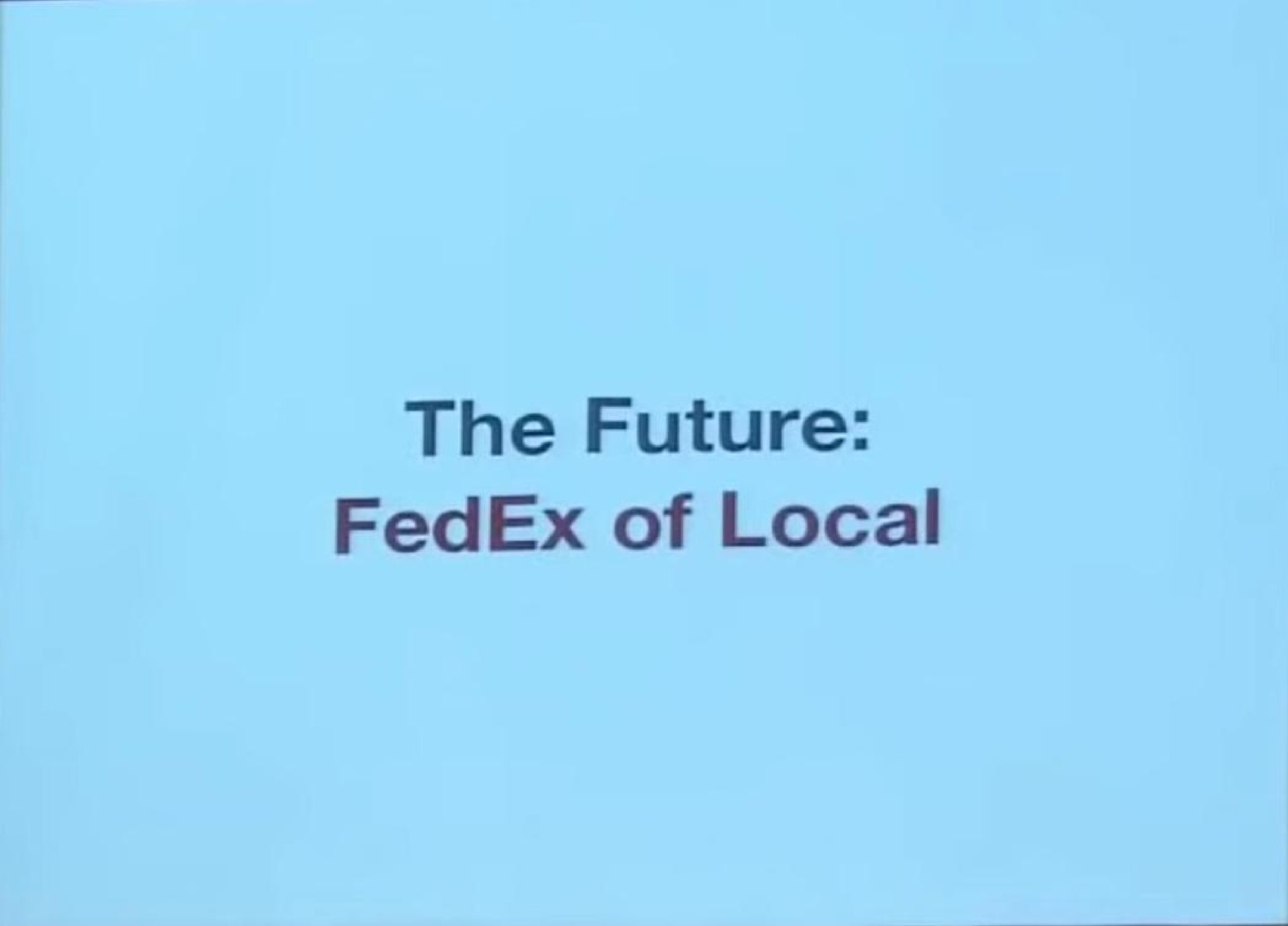 the future of local | DoorDash