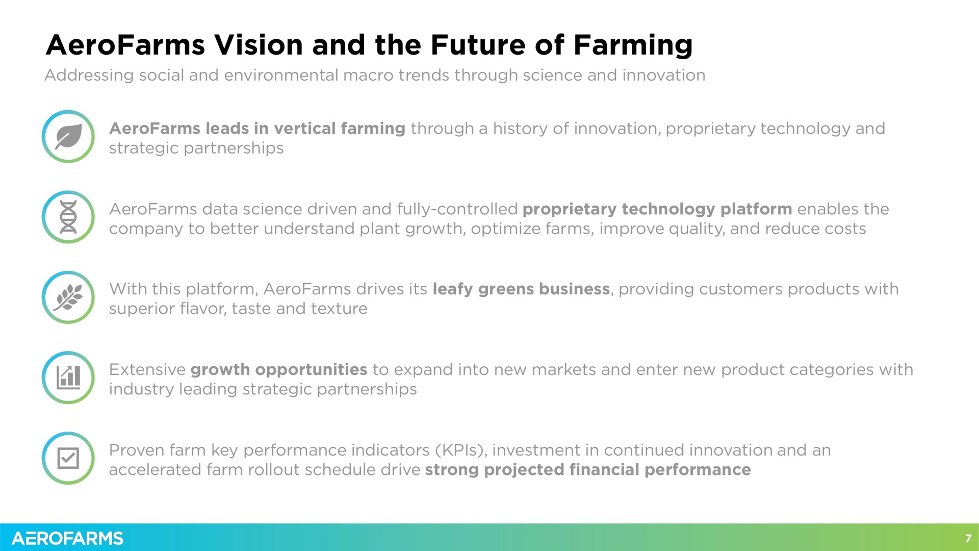 vision and the future of farming | AeroFarms
