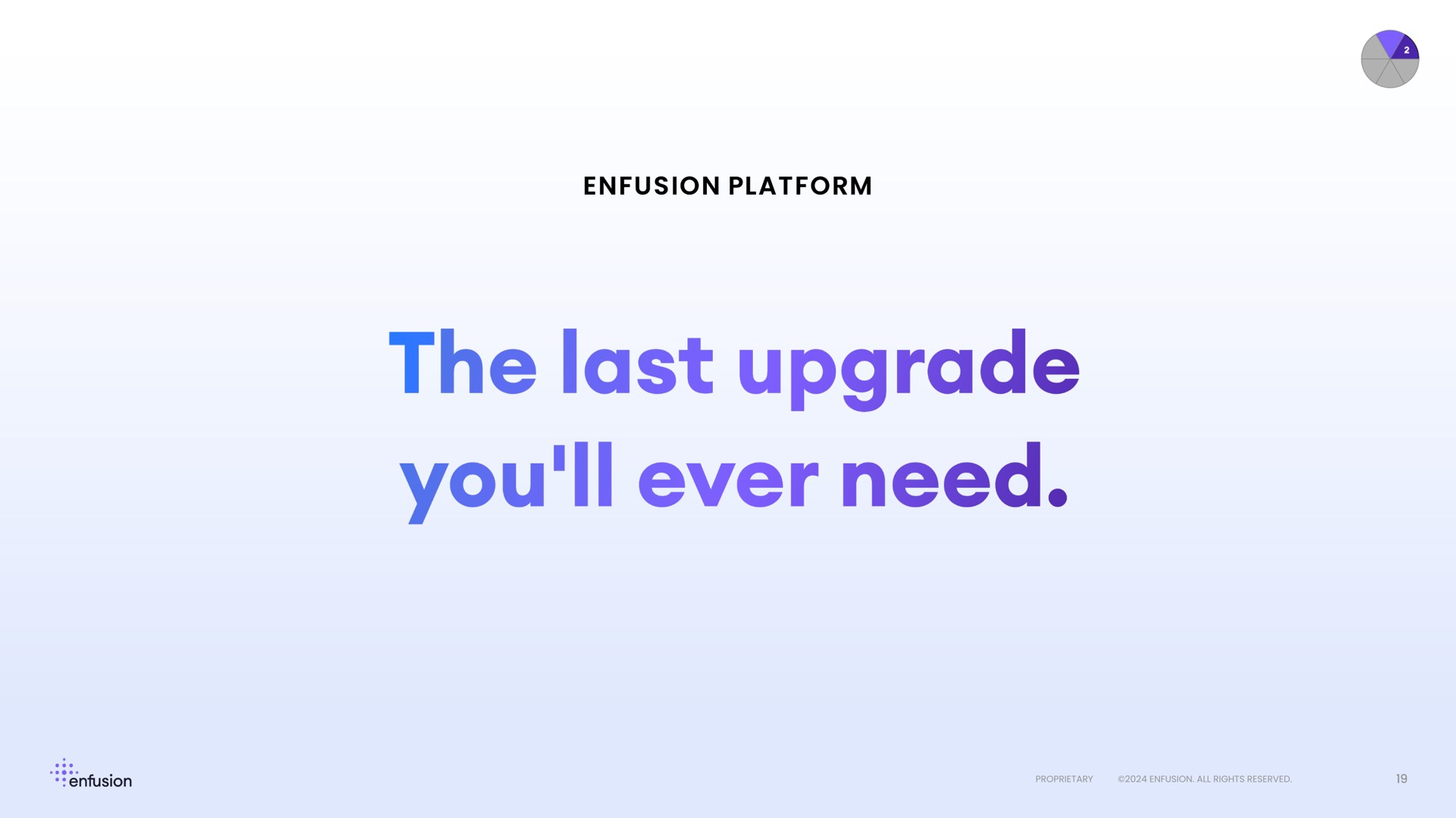 the last upgrade you ever need | Enfusion