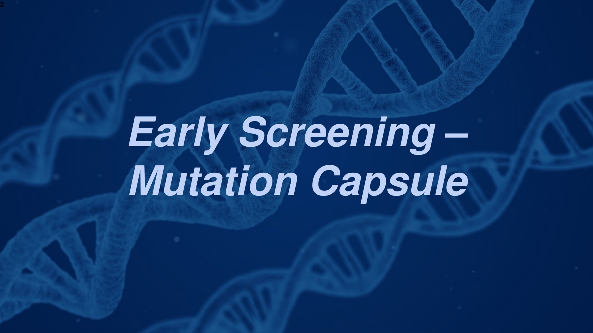 early screening mutation capsule | Genetron