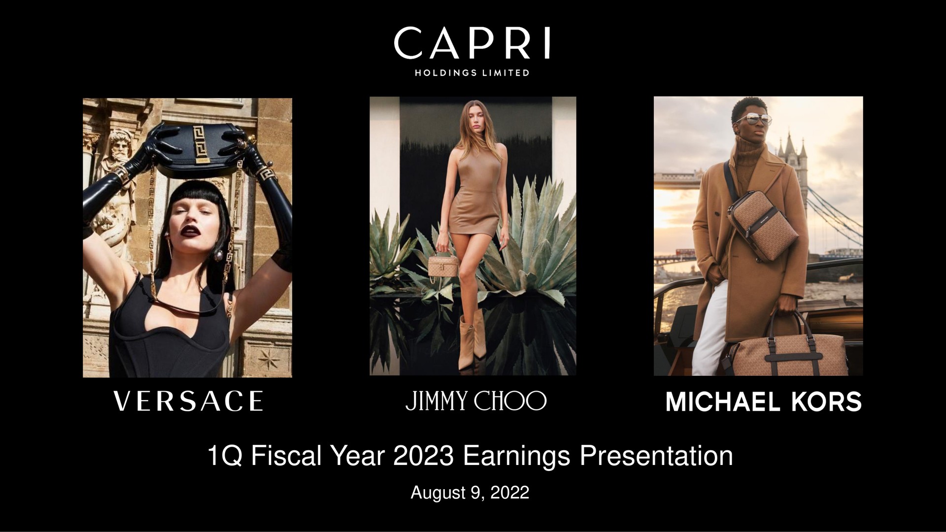fiscal year earnings presentation august a jimmy kors | Capri Holdings