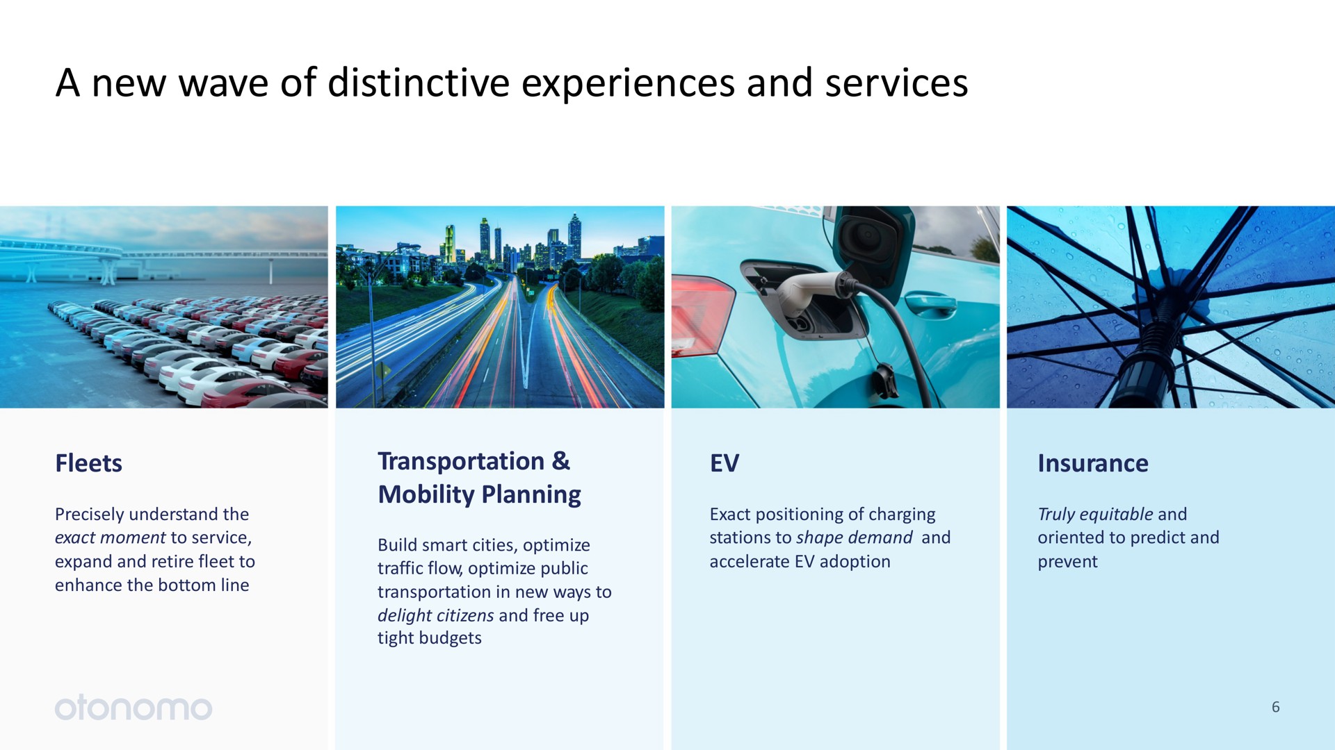 a new wave of distinctive experiences and services | Otonomo