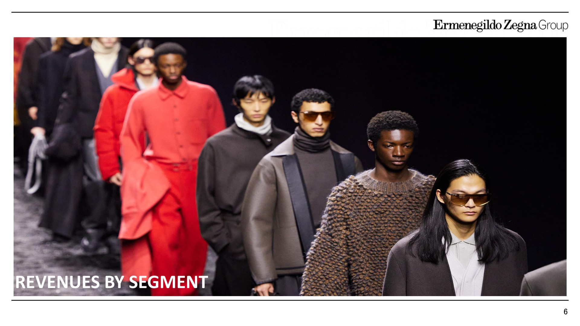 revenues by segment group | Zegna