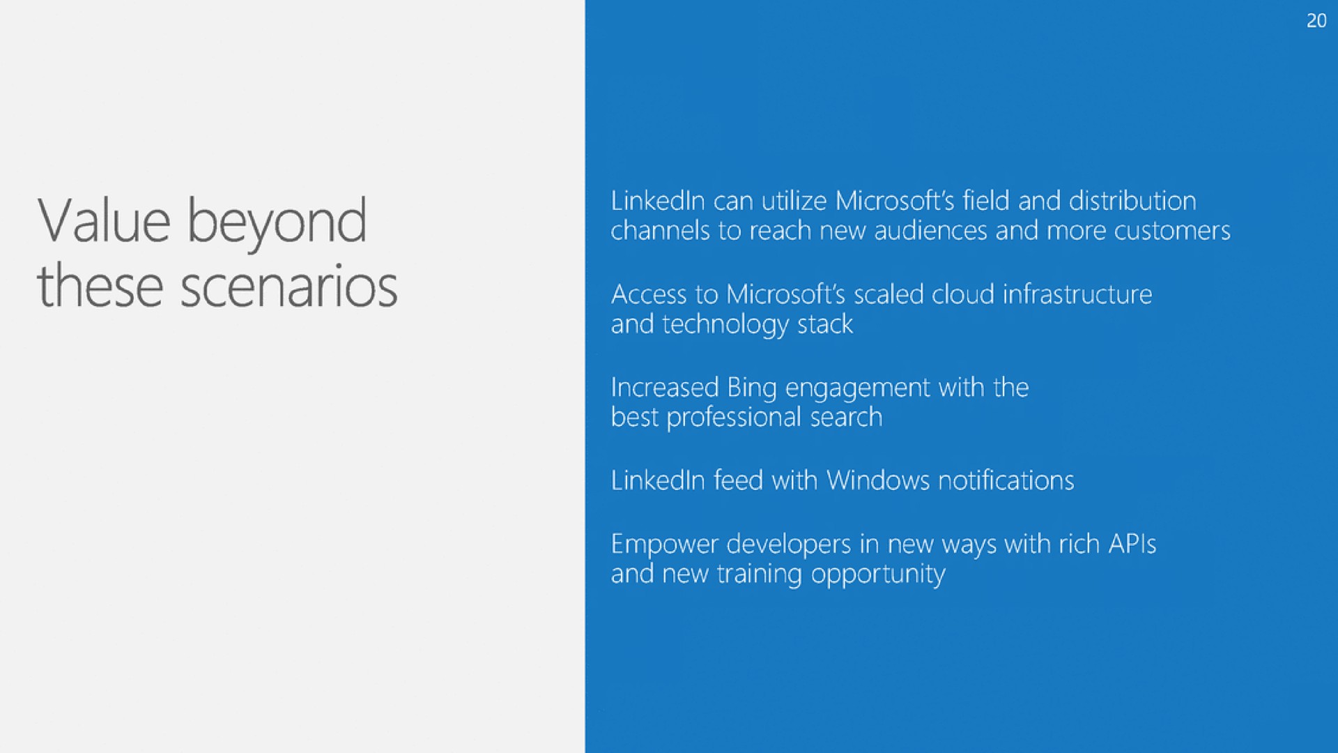 value beyond these scenarios | Microsoft