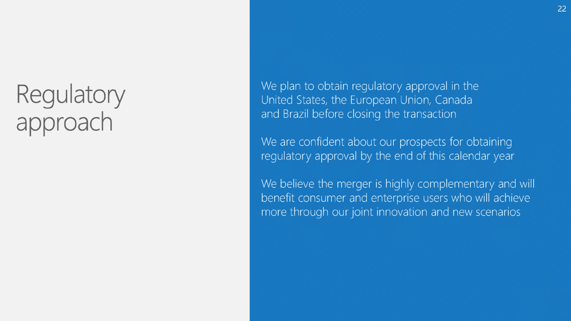 regulatory approach | Microsoft