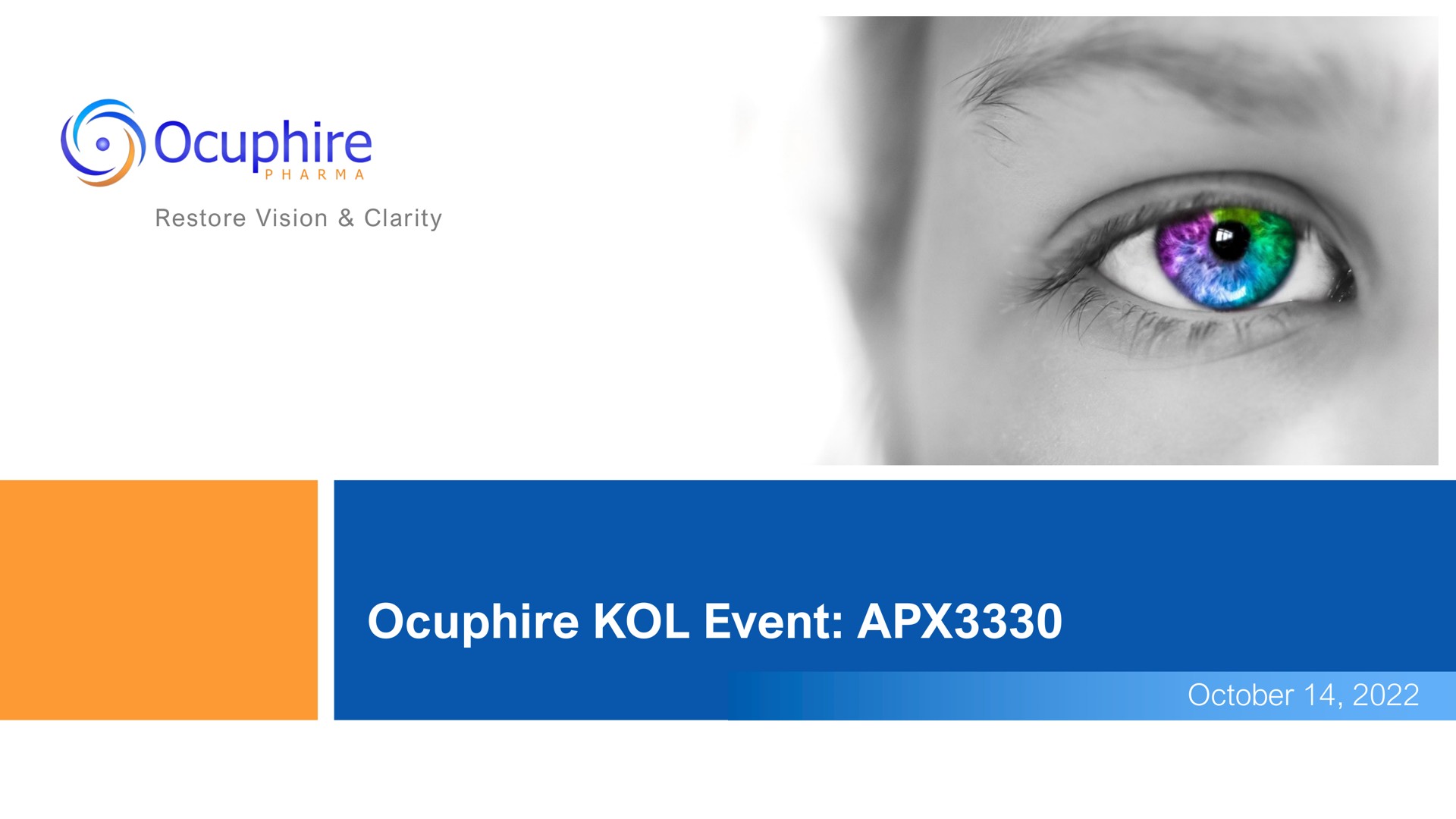 event | Ocuphire Pharma