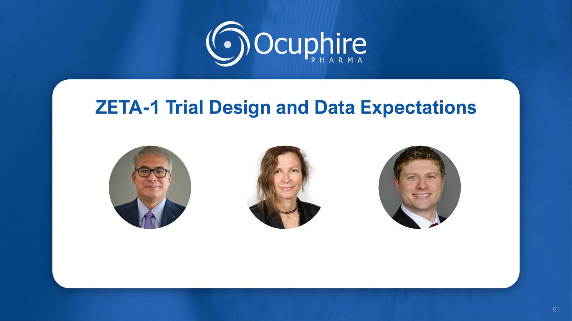 zeta trial design and data expectations | Ocuphire Pharma