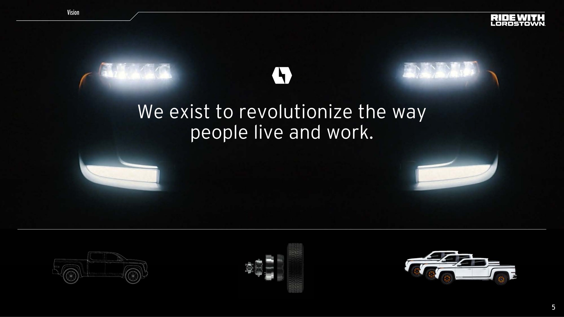 we exist to revolutionize the way people live and work a ors | Lordstown Motors