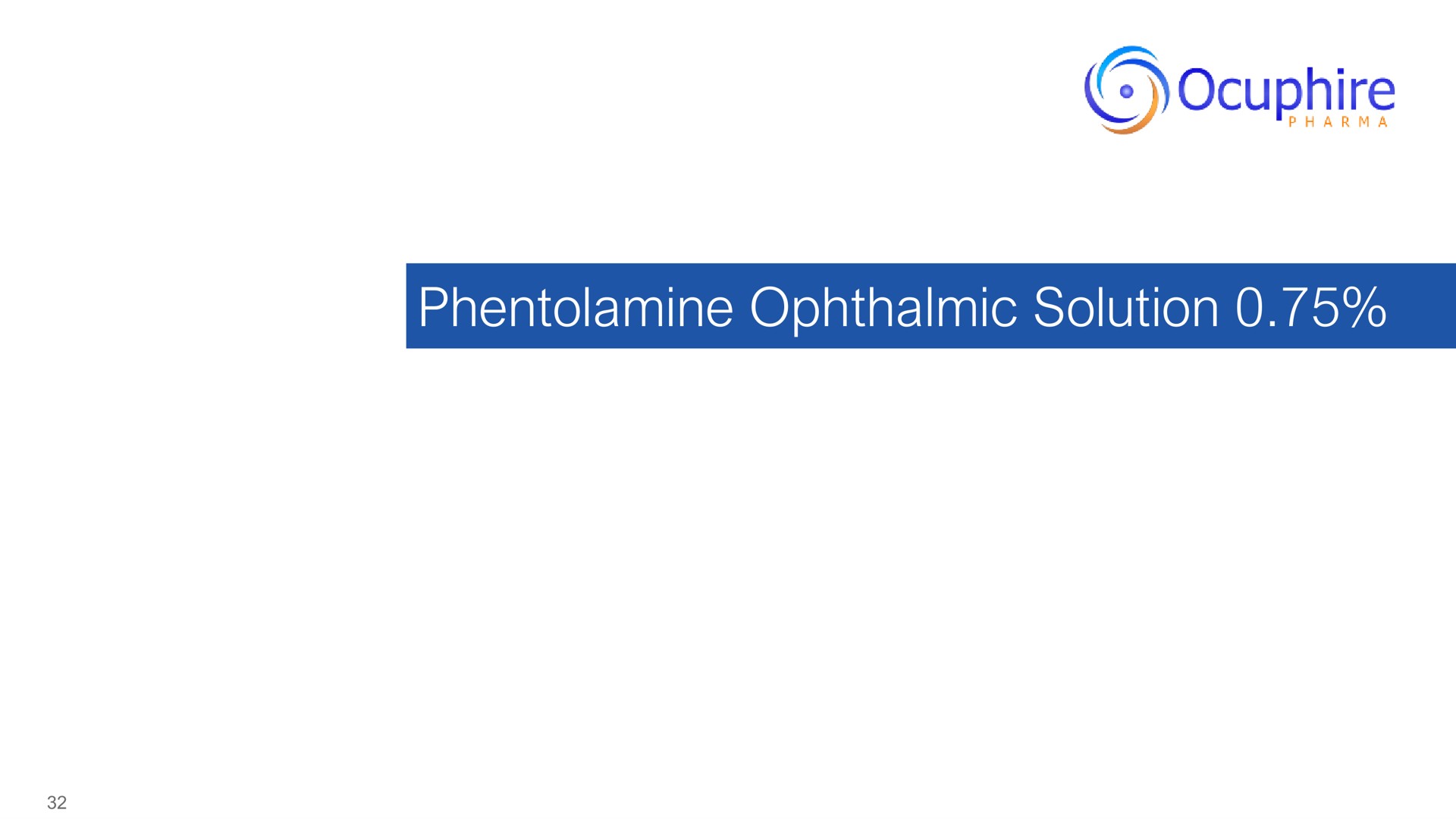 ophthalmic solution | Ocuphire Pharma
