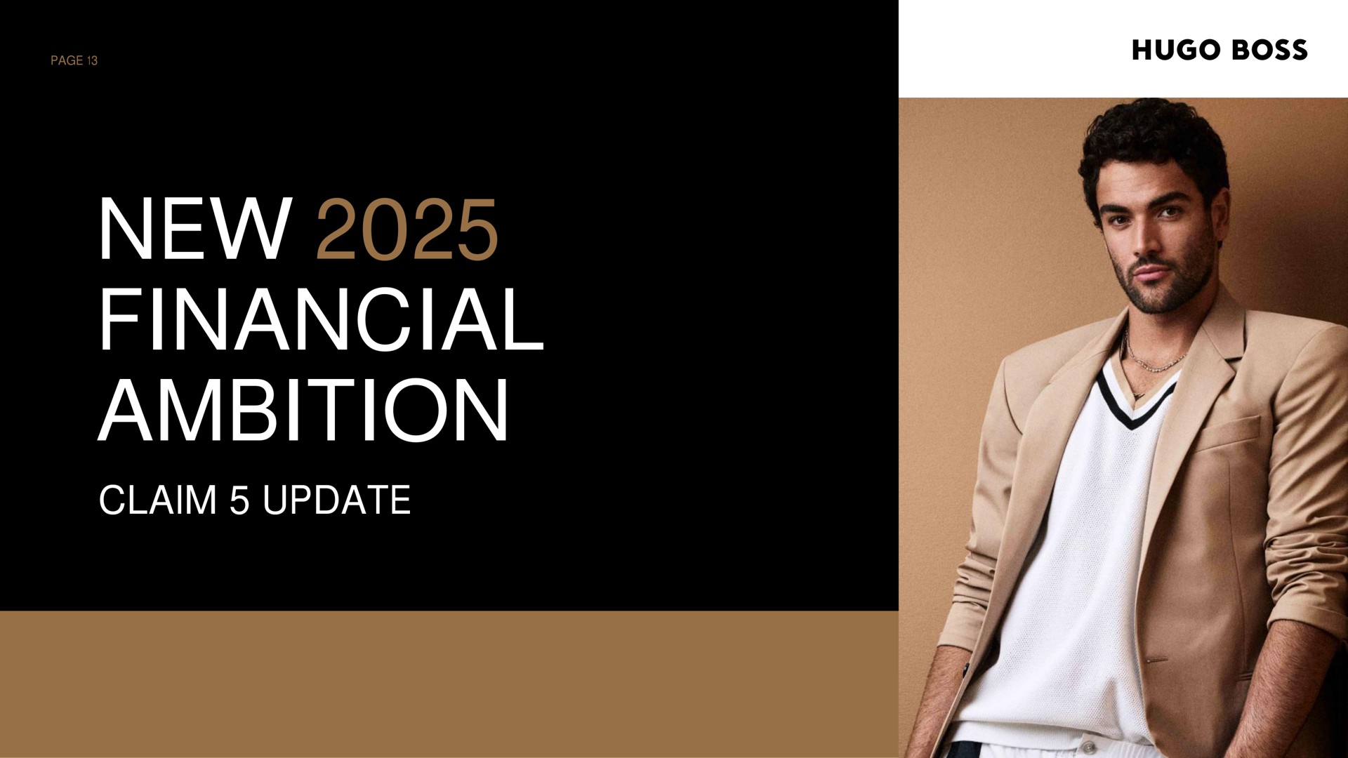 new financial ambition claim update boss a a do | Hugo Boss