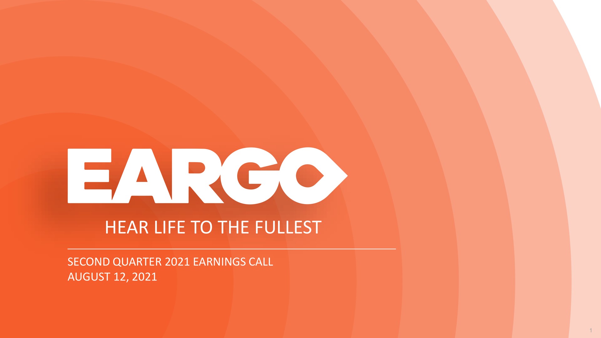 hear life to the | Eargo