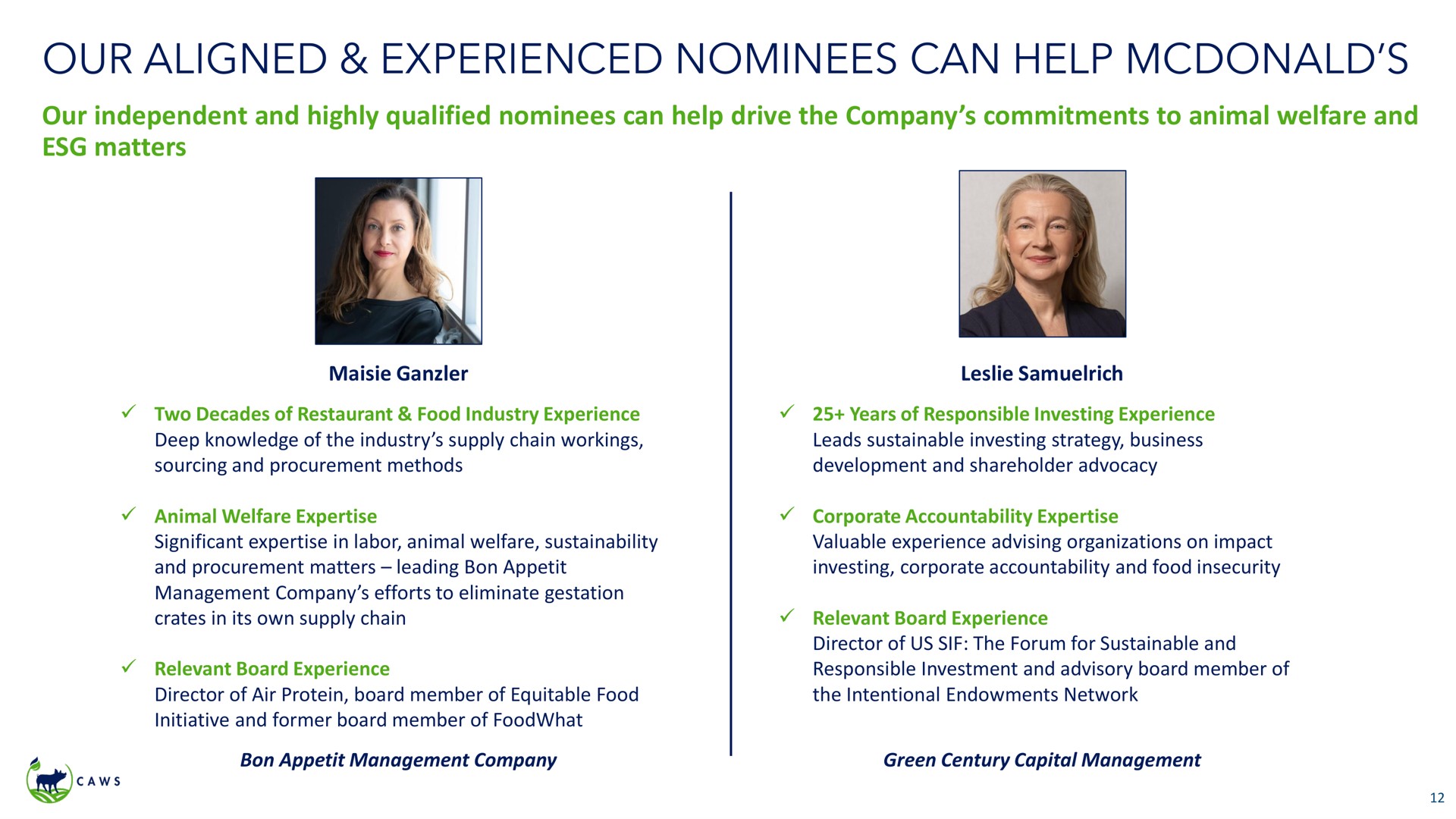 our aligned experienced nominees can help | Icahn Enterprises