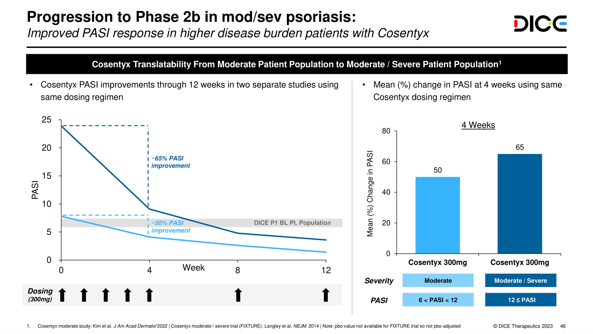 progression to phase in psoriasis dice severity pas | DICE Therapeutics