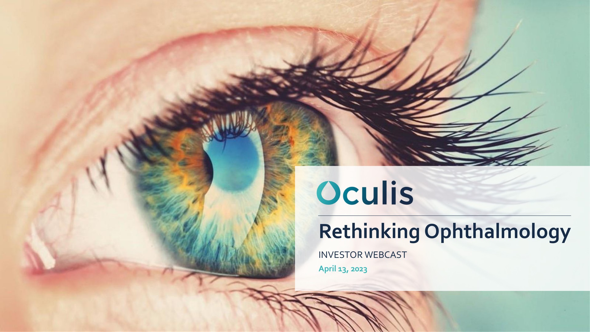rethinking ophthalmology | Oculis