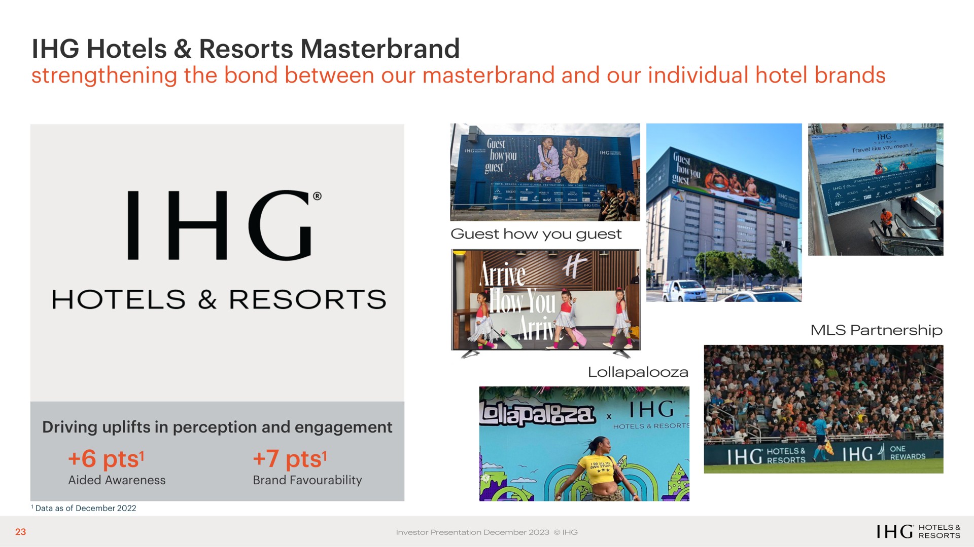 hotels resorts strengthening the bond between our and our individual hotel brands a | IHG Hotels