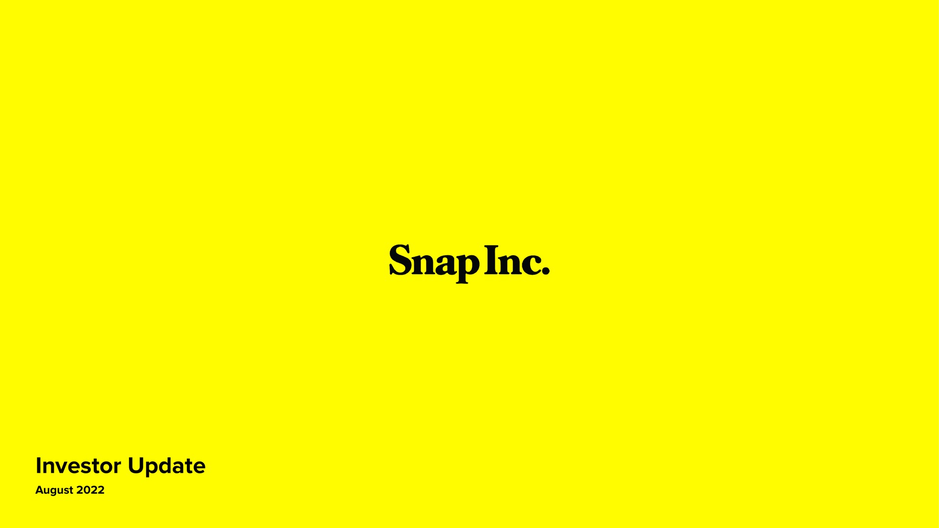 snap | Snap Inc
